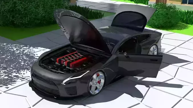 Generic Super Sports 2 Door Coupe  With Sport Package