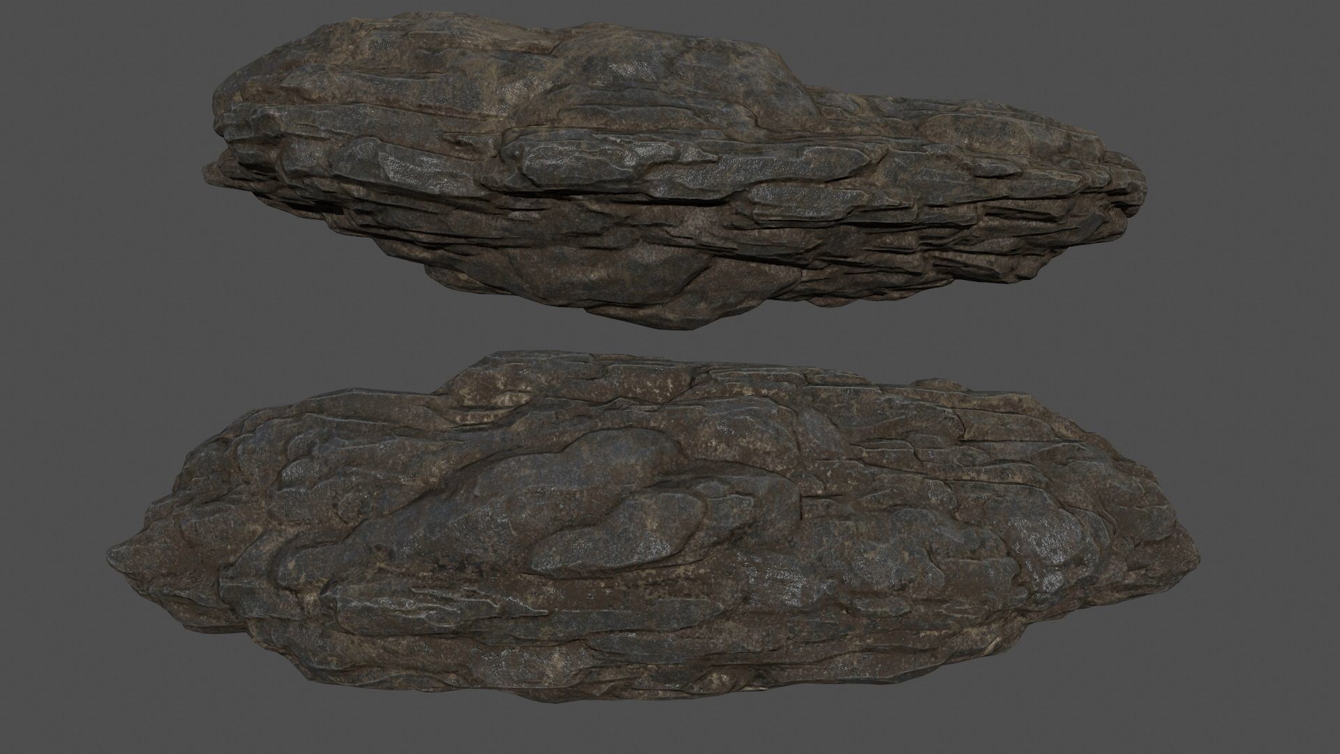 desert rocks set 3D model_8