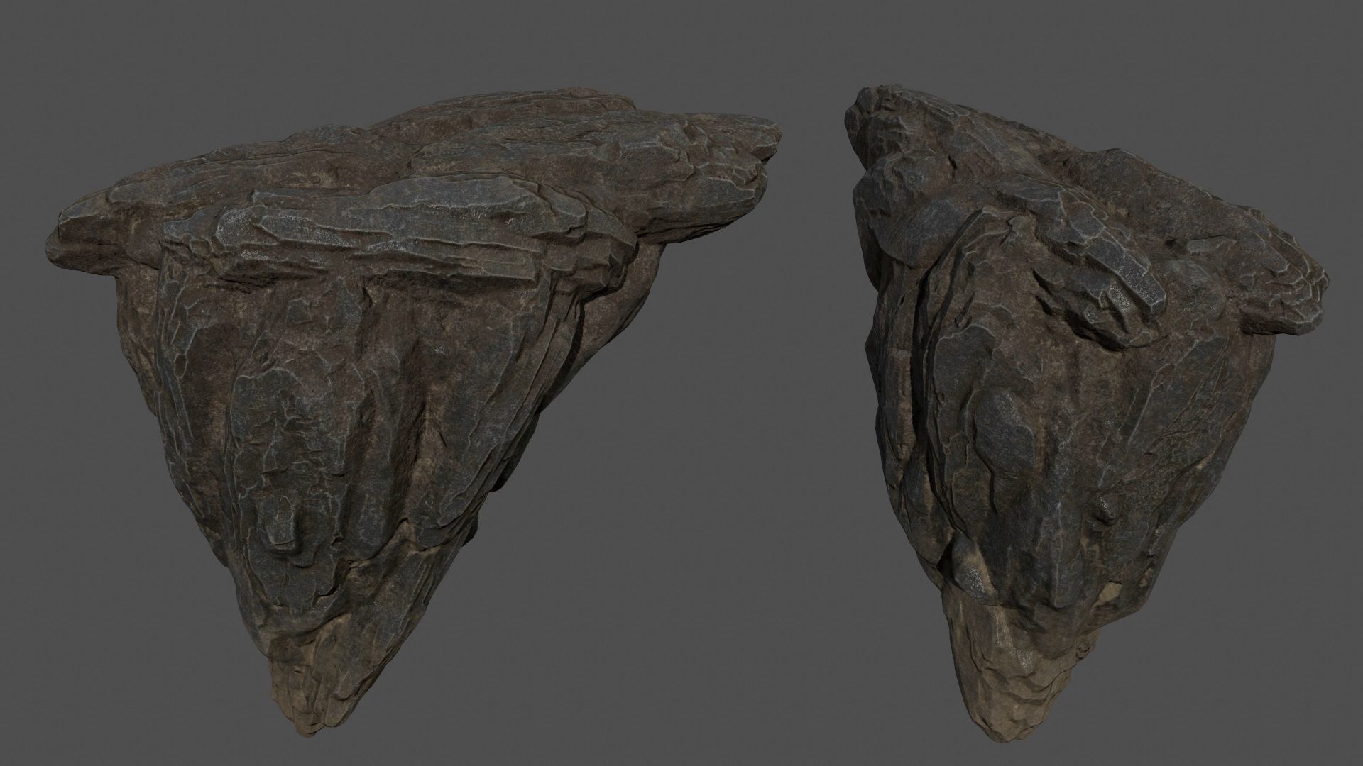 desert rocks set 3D model_7