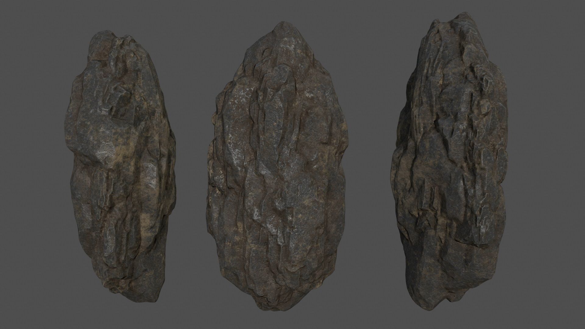 desert rocks set 3D model_6