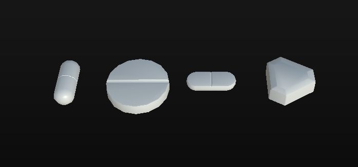 HIE Clean Medecine Set D180302 Low-poly 3D model_7