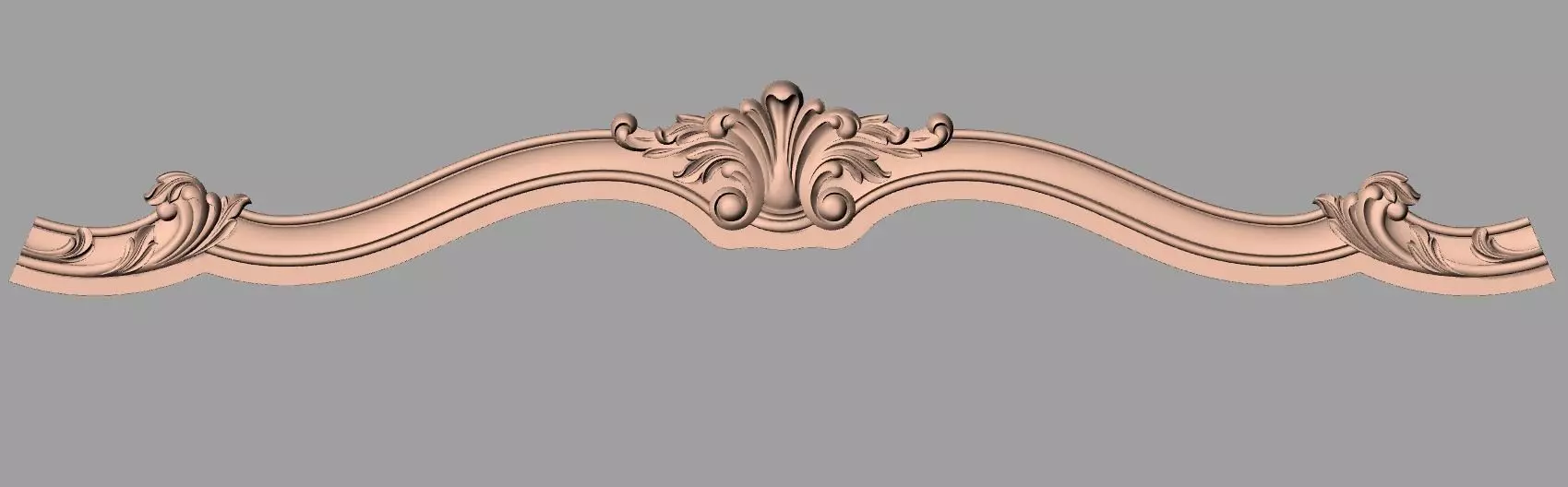 Bed flower 3D relief STL Model for CNC woodworking carving E254 3D model_0