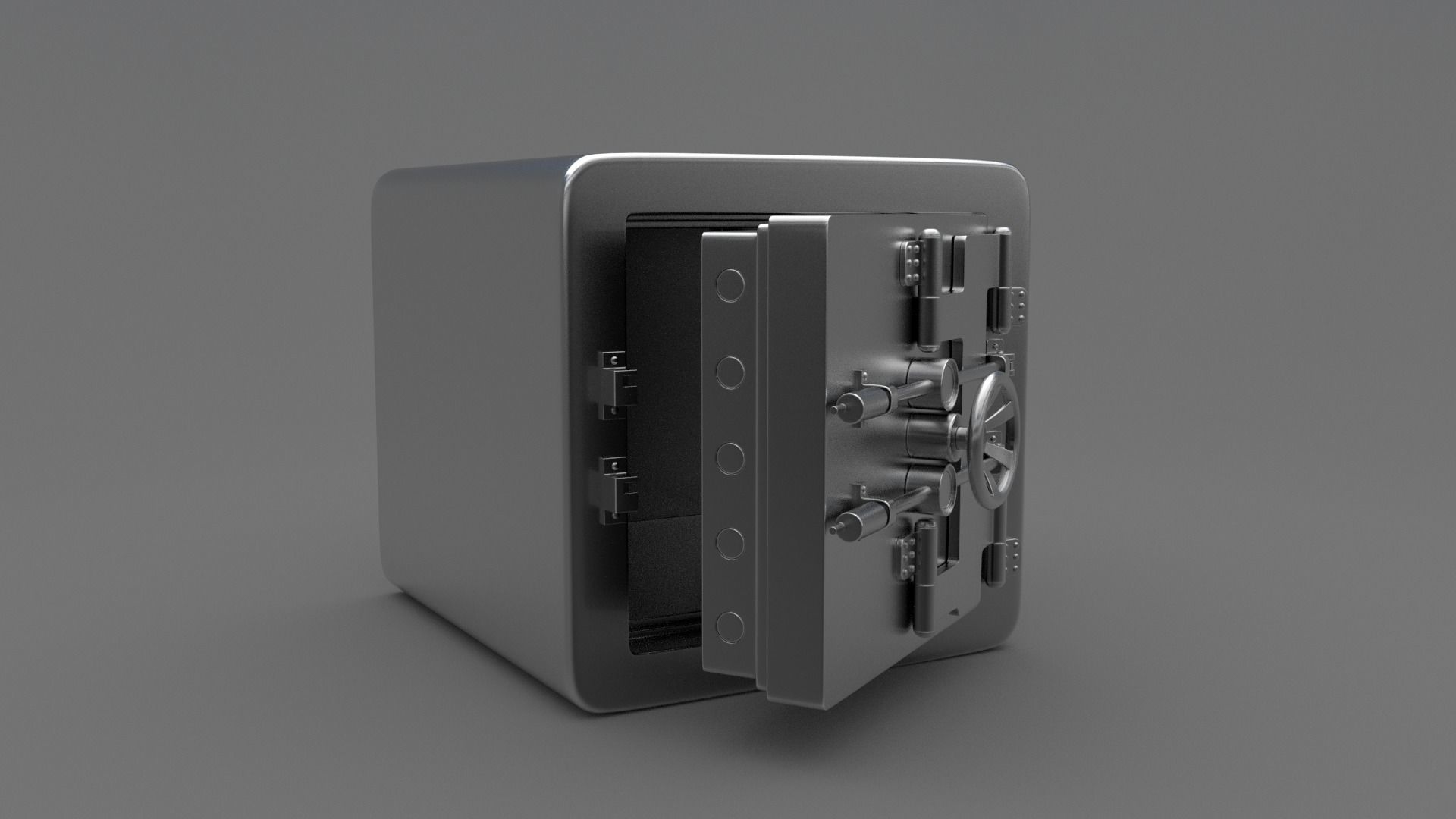 Safe box 3D model_1