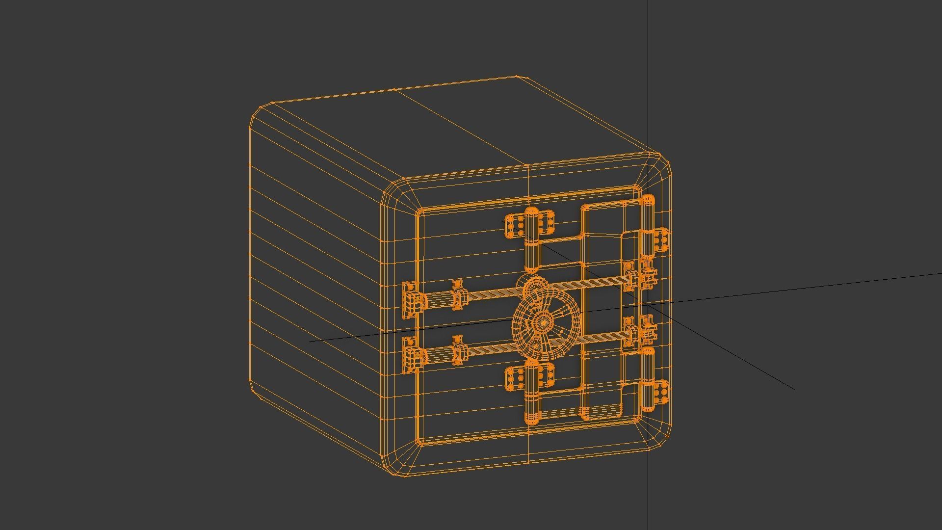 Safe box 3D model_12
