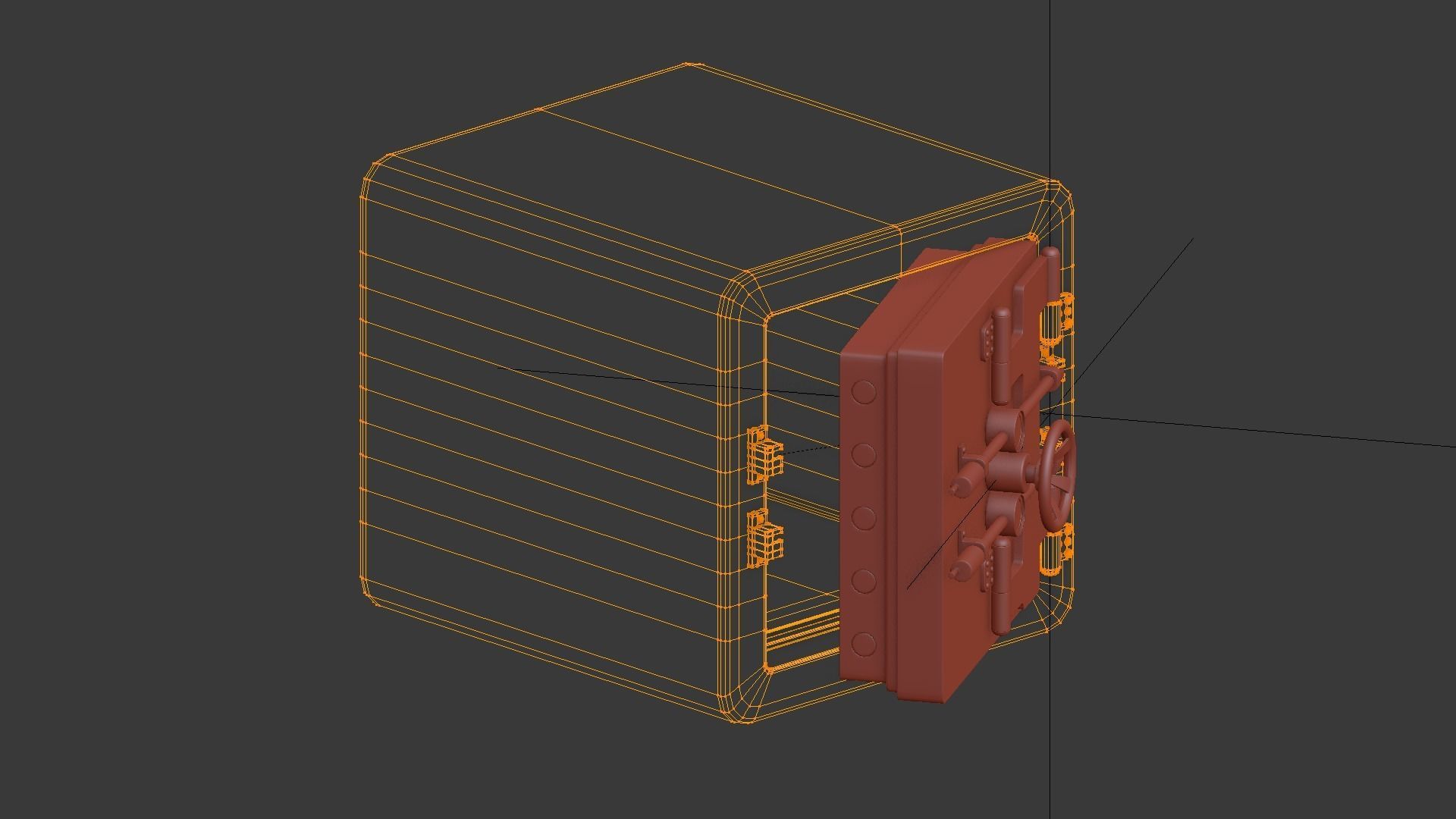 Safe box 3D model_6