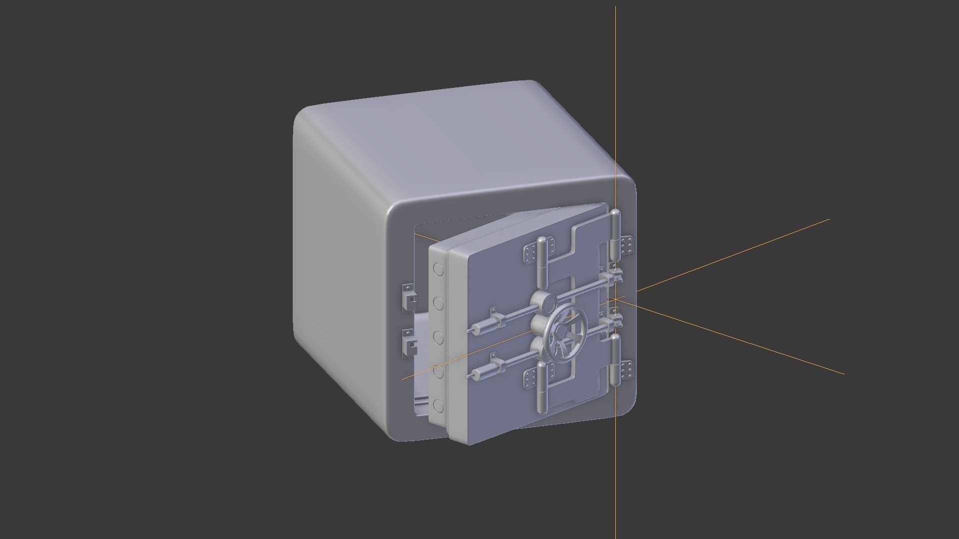 Safe box 3D model_3