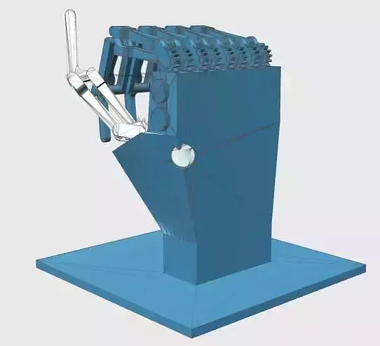 Robot Hand Gear 3D print model
