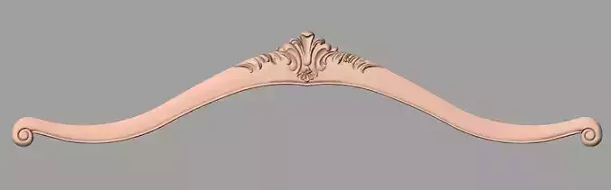 Door flower 3D relief STL Model for CNC woodworking carving E275