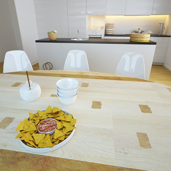 Nacho Bowl 3D model_7