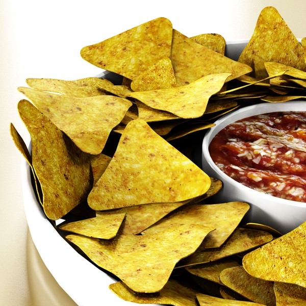 Nacho Bowl 3D model_2