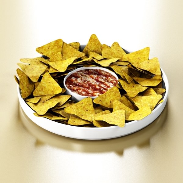 Nacho Bowl 3D model_1