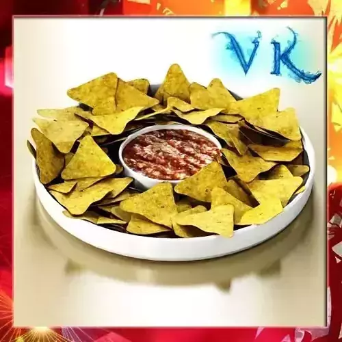 Nacho Bowl 3D model