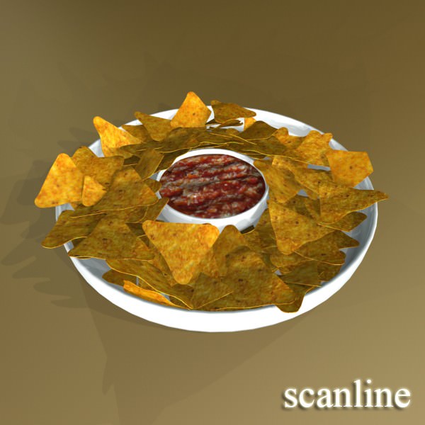 Nacho Bowl 3D model_6