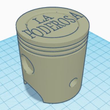 Piston Shift Knob La Poderosa 3D print model