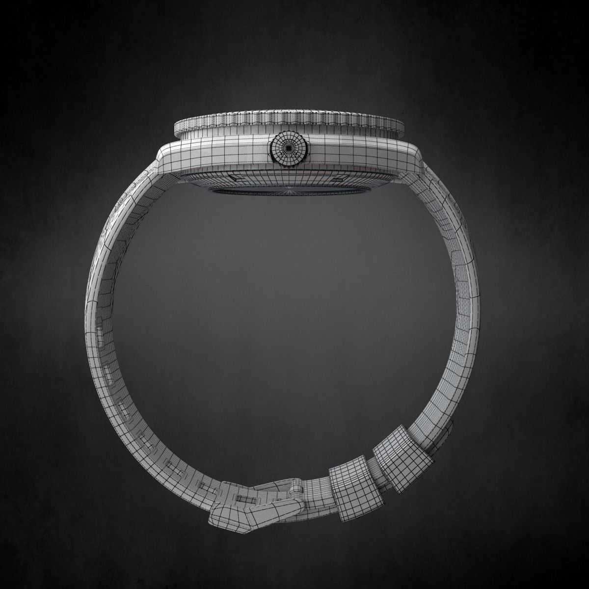 Omega Seamaster Watch 3D model_6