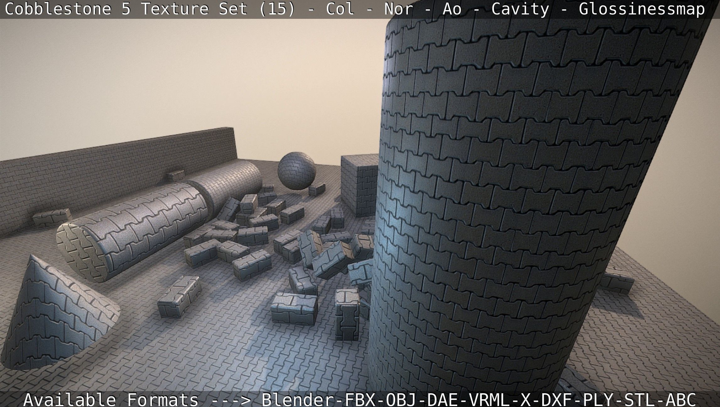 Cobblestone 5 - Texture Set 15 Texture_69