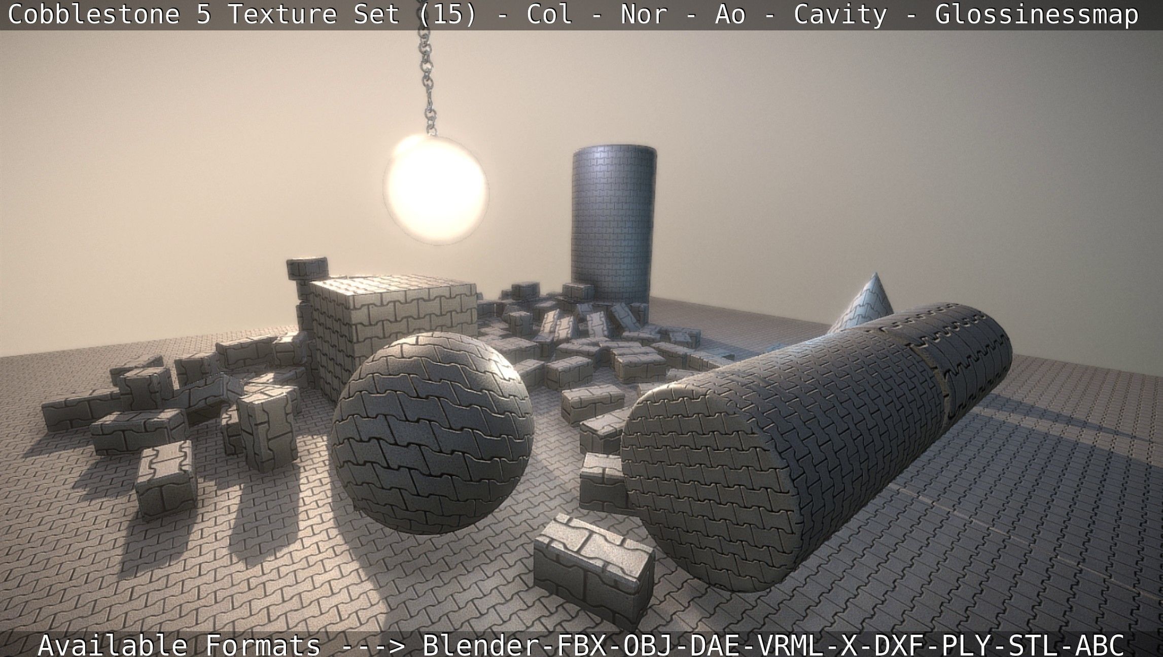 Cobblestone 5 - Texture Set 15 Texture_18