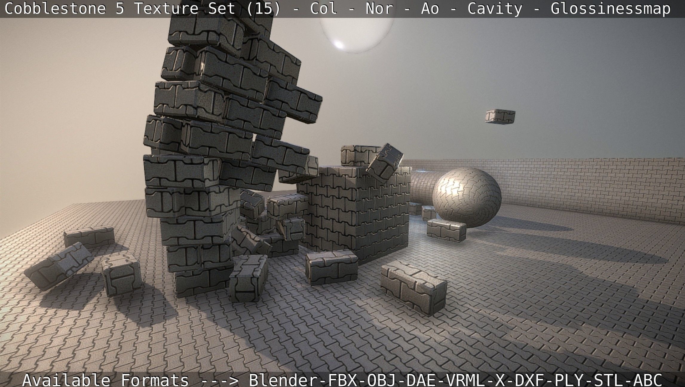 Cobblestone 5 - Texture Set 15 Texture_91