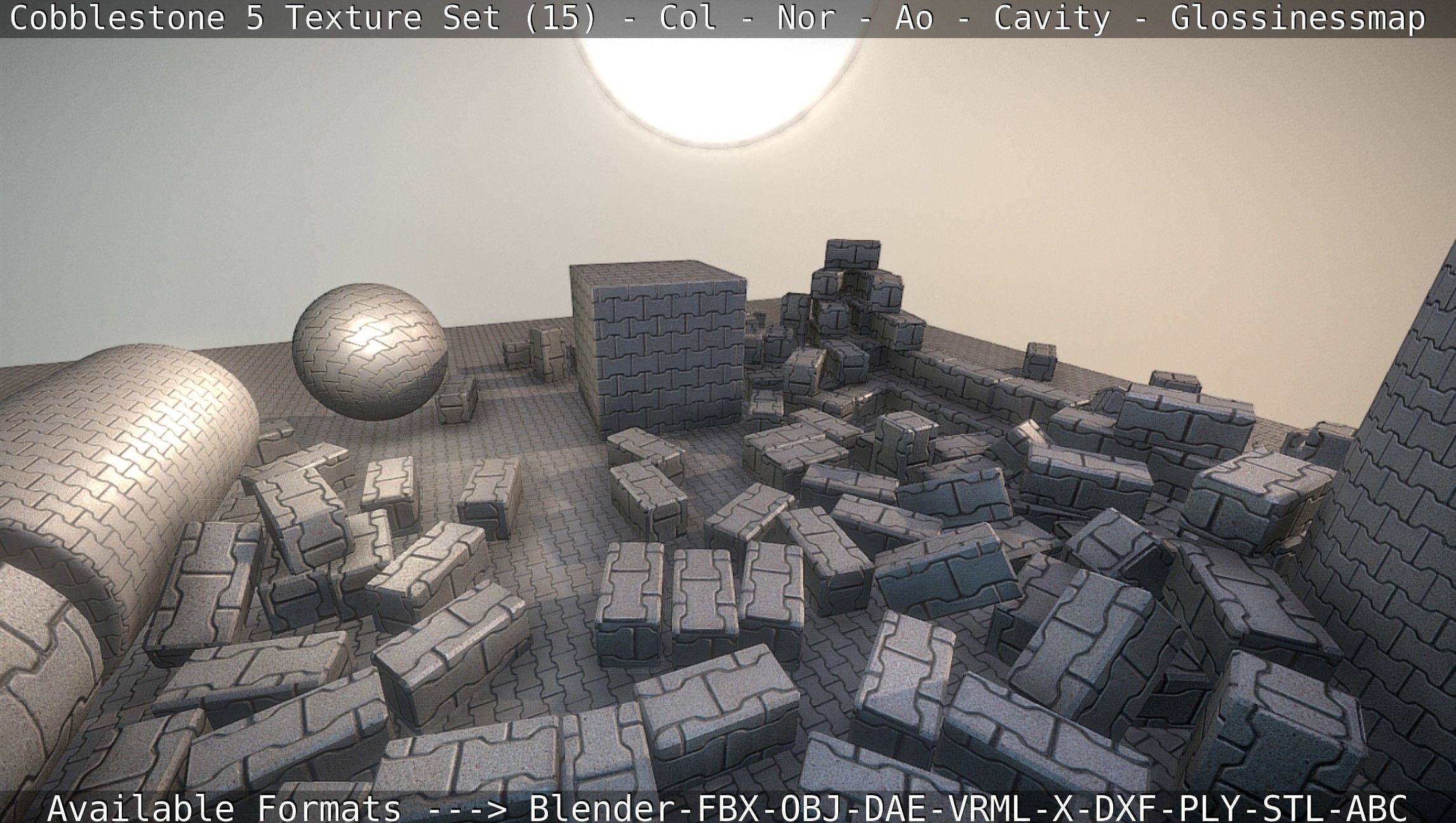 Cobblestone 5 - Texture Set 15 Texture_49