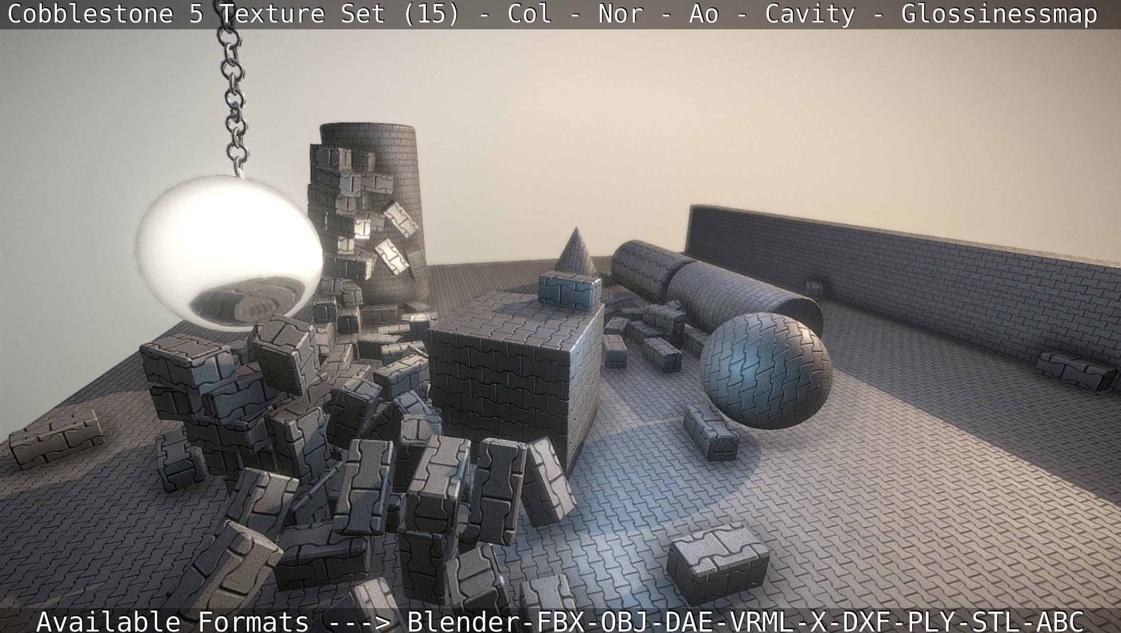 Cobblestone 5 - Texture Set 15 Texture_94