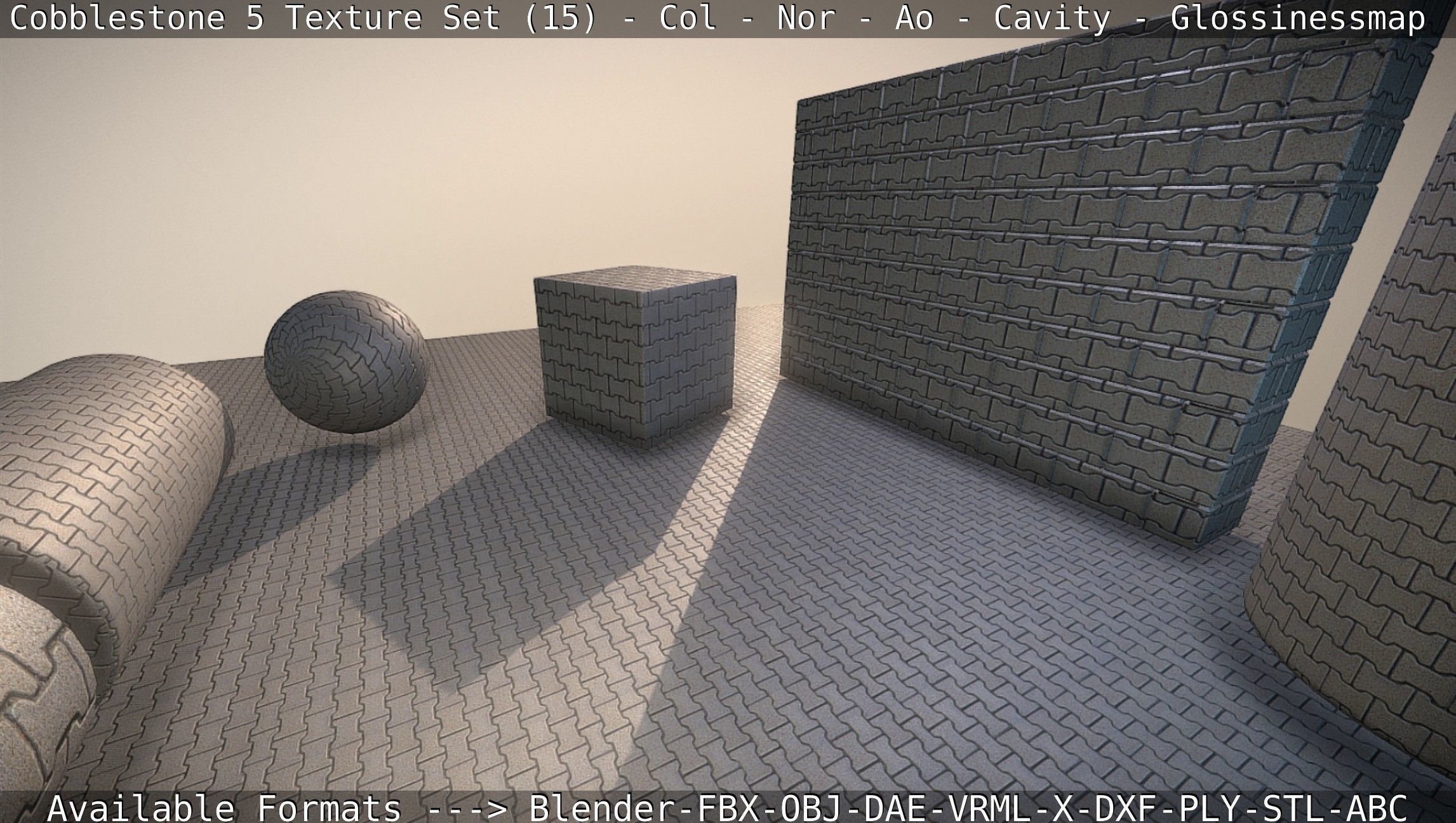 Cobblestone 5 - Texture Set 15 Texture_50