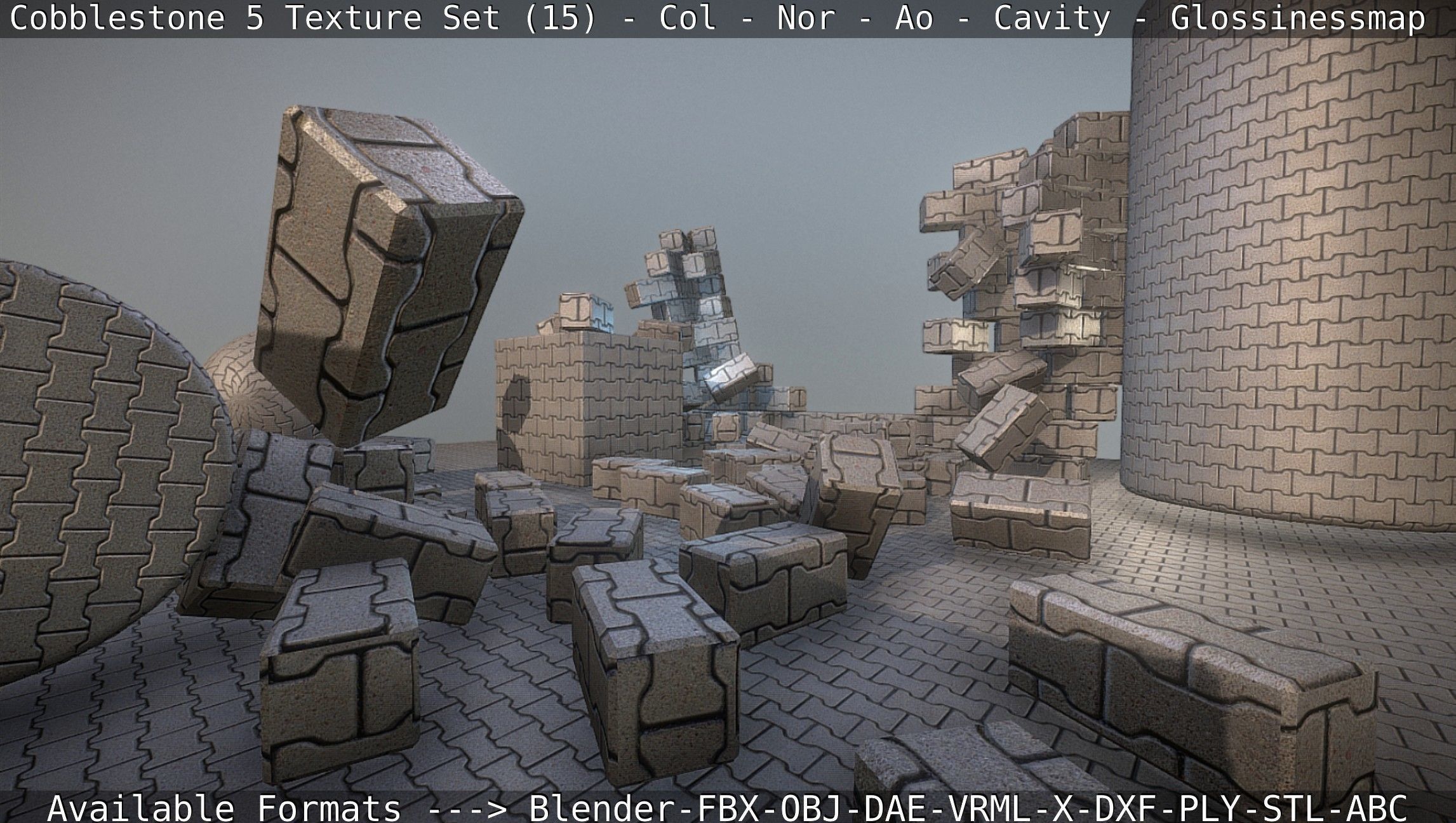 Cobblestone 5 - Texture Set 15 Texture_60