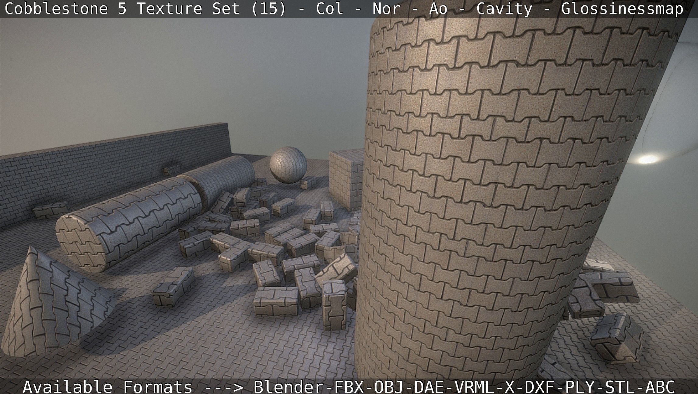 Cobblestone 5 - Texture Set 15 Texture_72