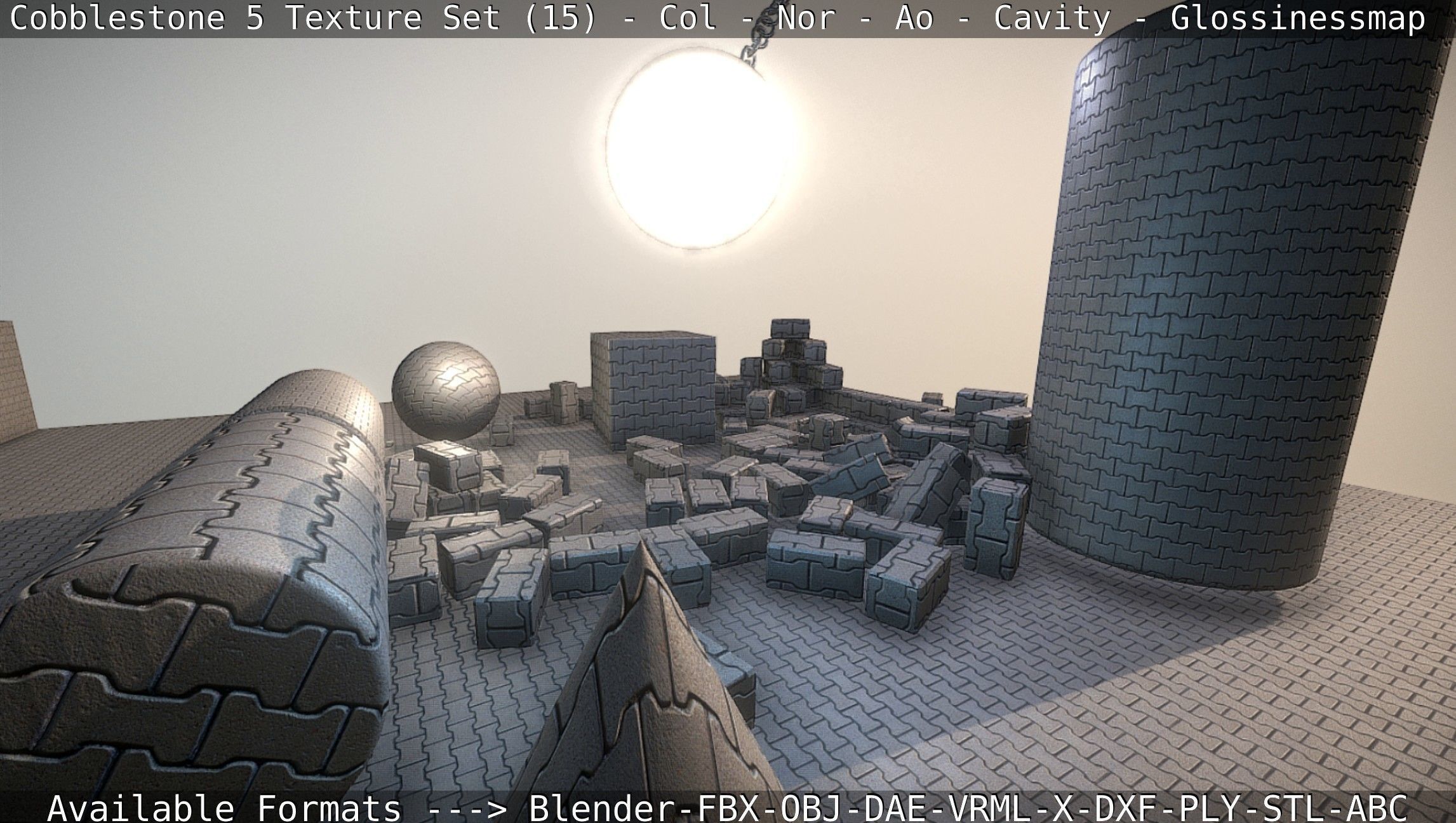 Cobblestone 5 - Texture Set 15 Texture_19