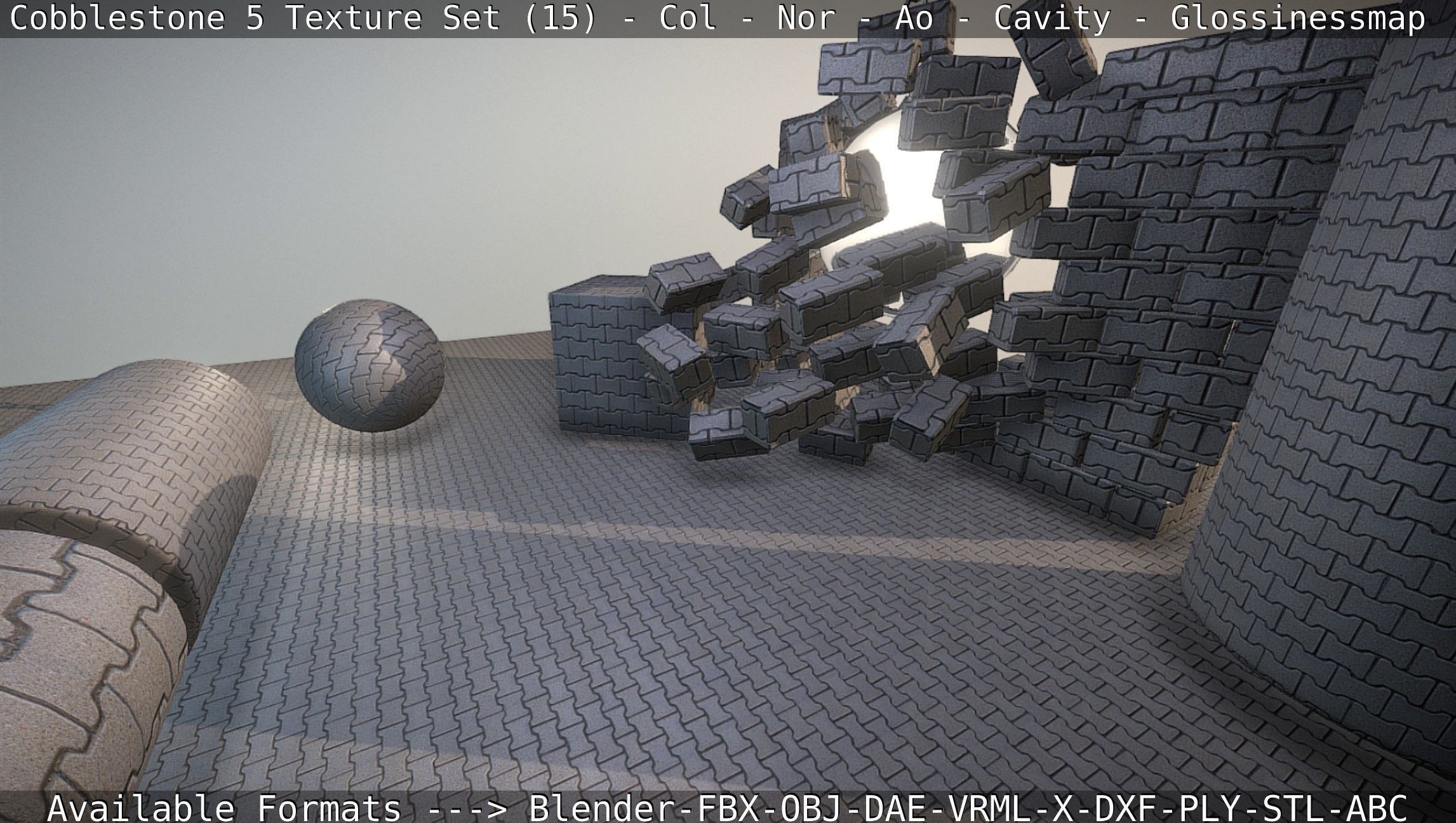 Cobblestone 5 - Texture Set 15 Texture_56