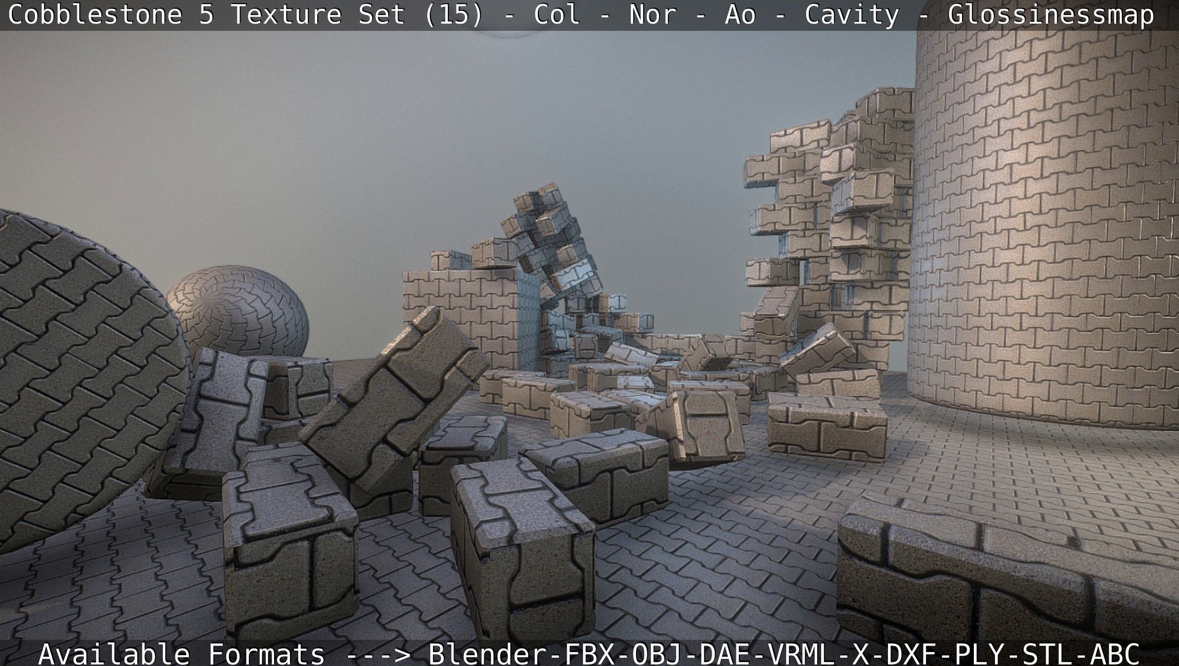 Cobblestone 5 - Texture Set 15 Texture_61