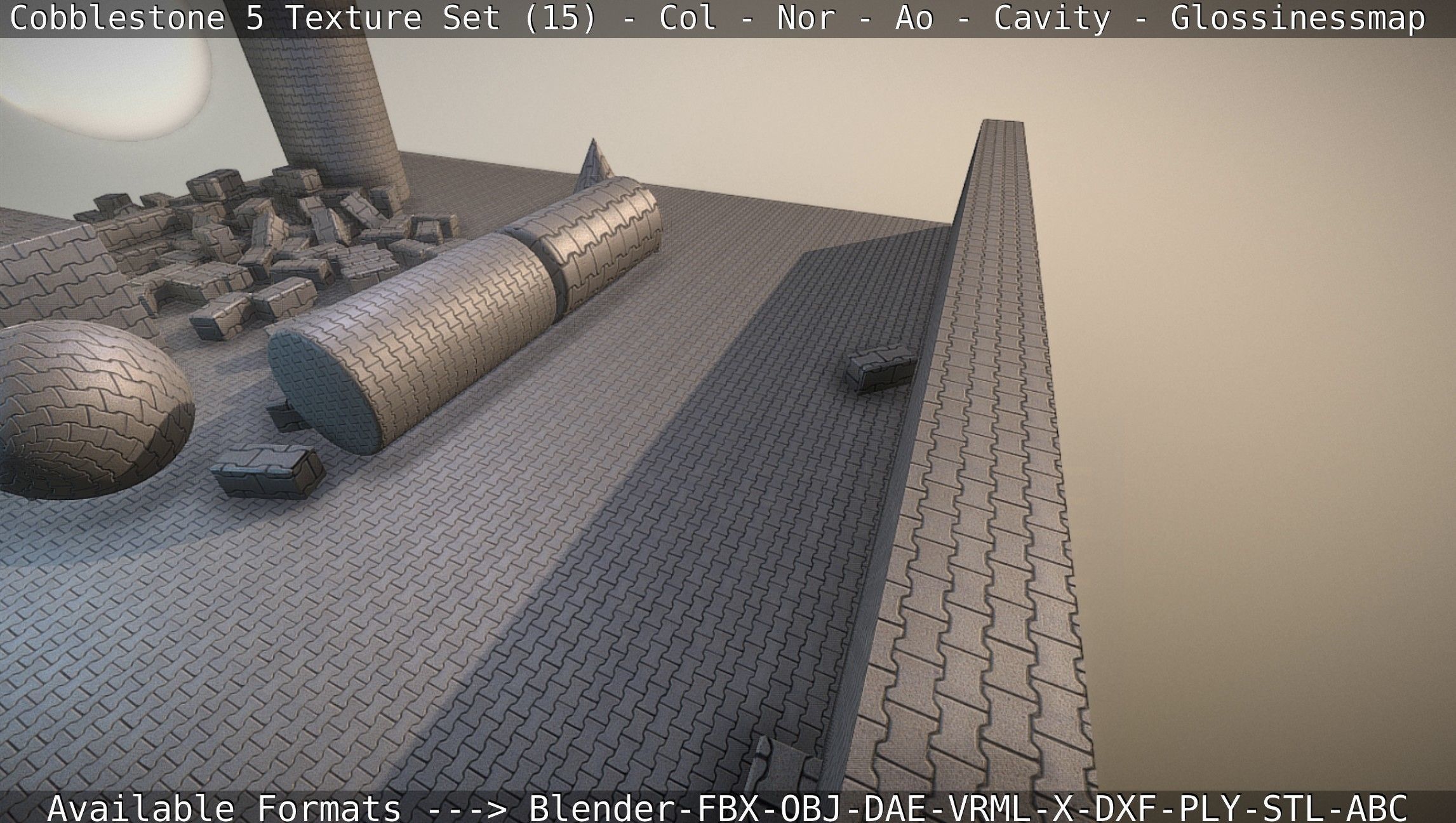 Cobblestone 5 - Texture Set 15 Texture_105