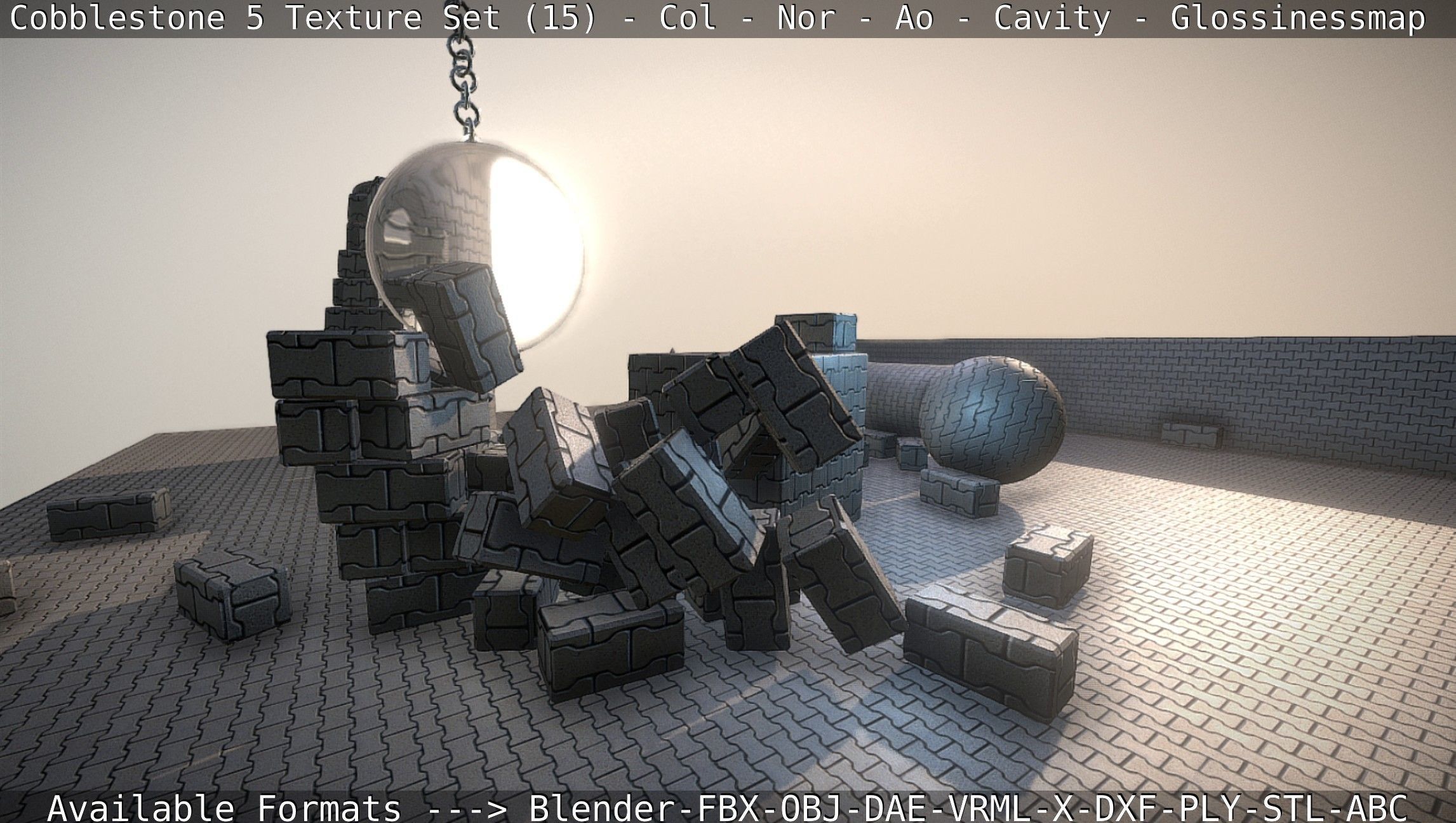 Cobblestone 5 - Texture Set 15 Texture_93