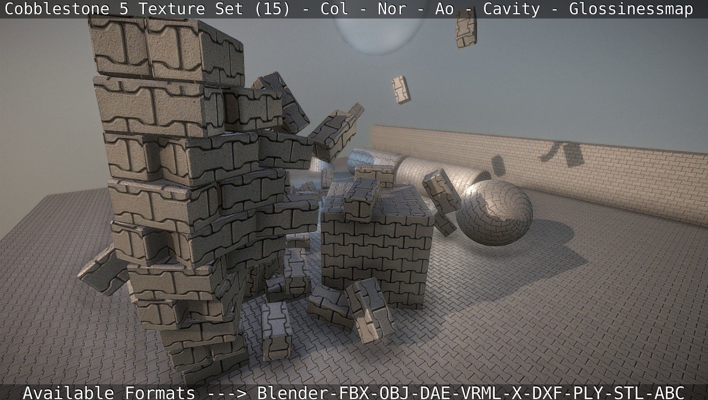 Cobblestone 5 - Texture Set 15 Texture_29