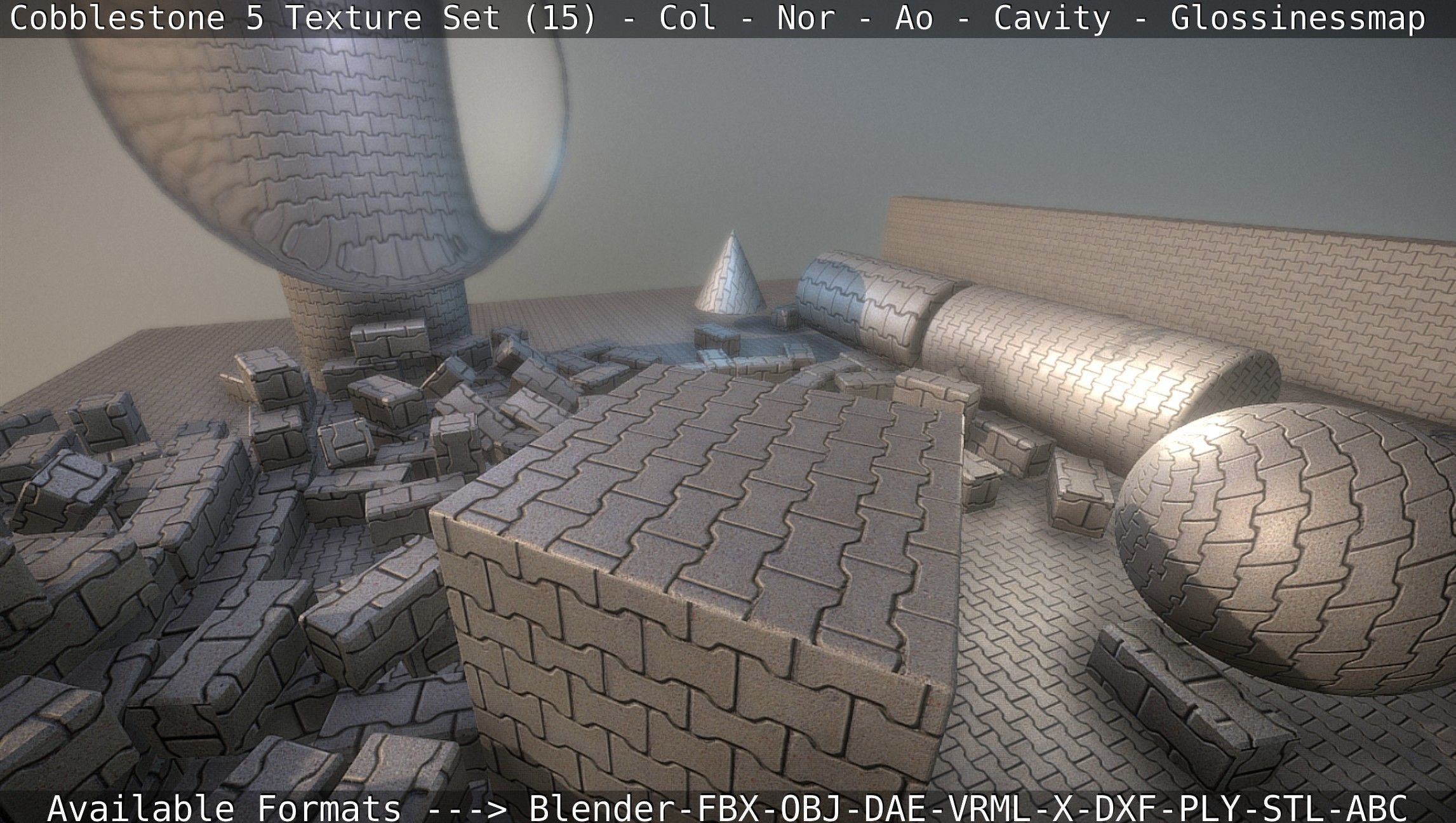 Cobblestone 5 - Texture Set 15 Texture_45