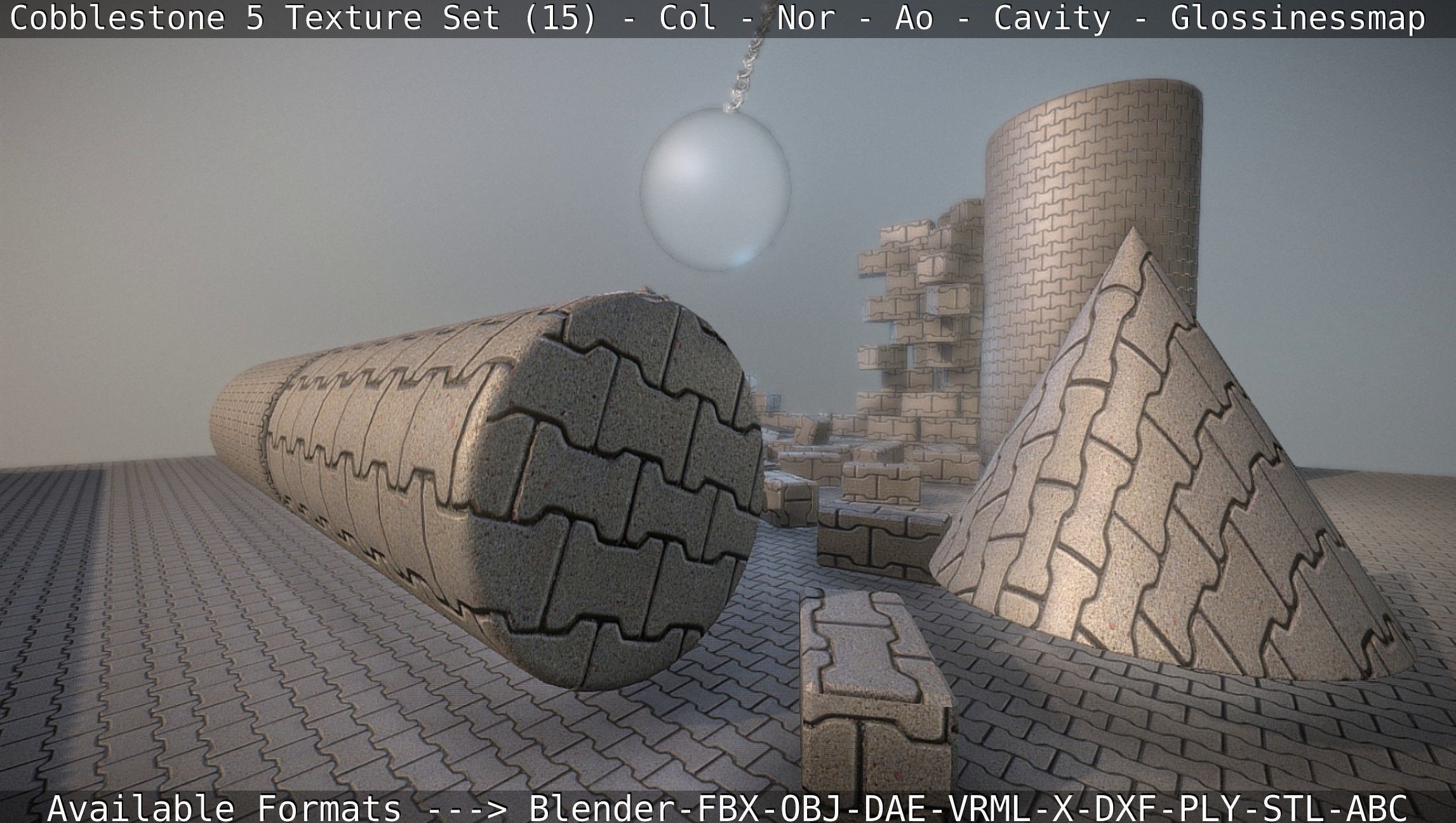 Cobblestone 5 - Texture Set 15 Texture_62