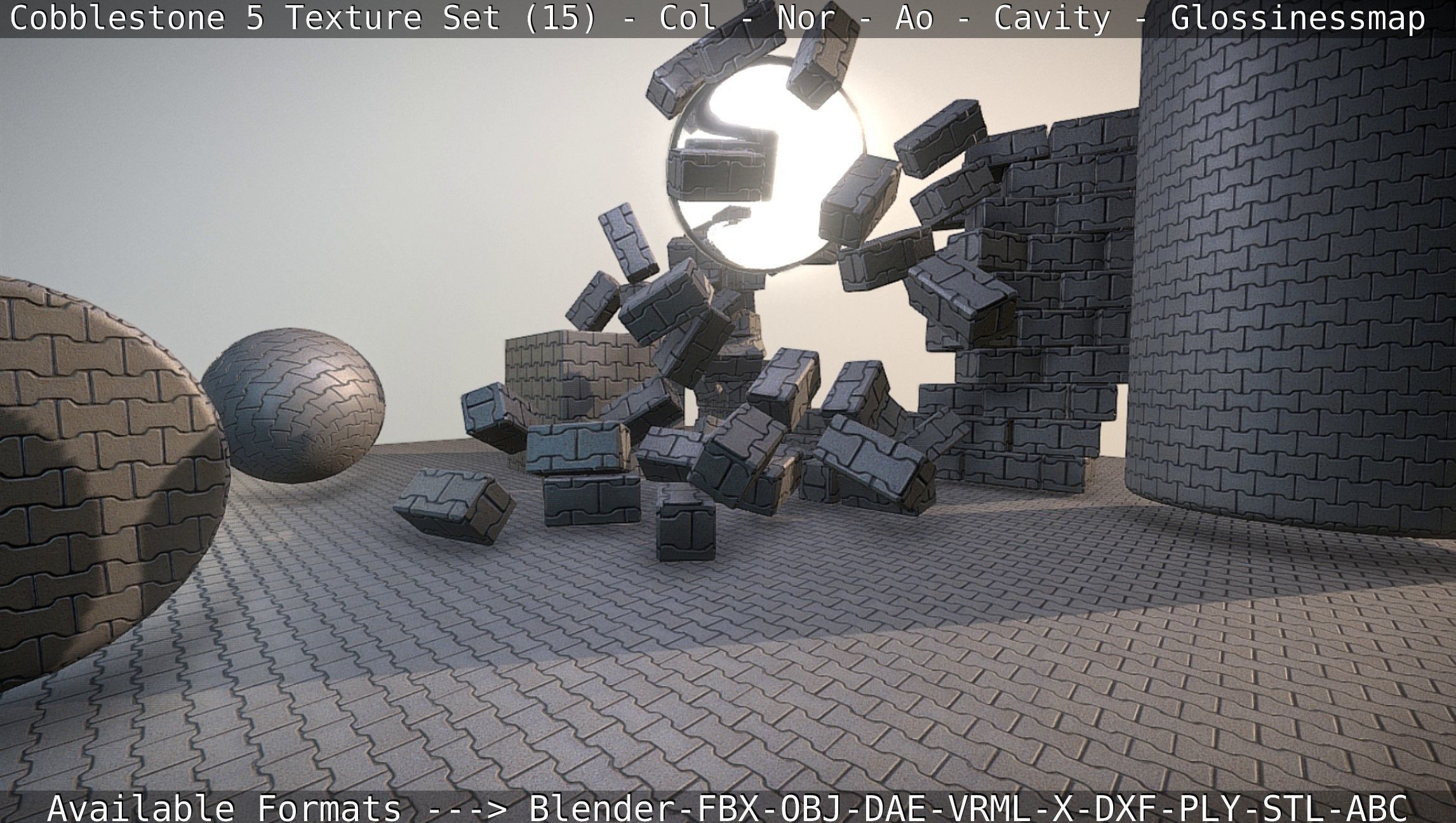 Cobblestone 5 - Texture Set 15 Texture_58