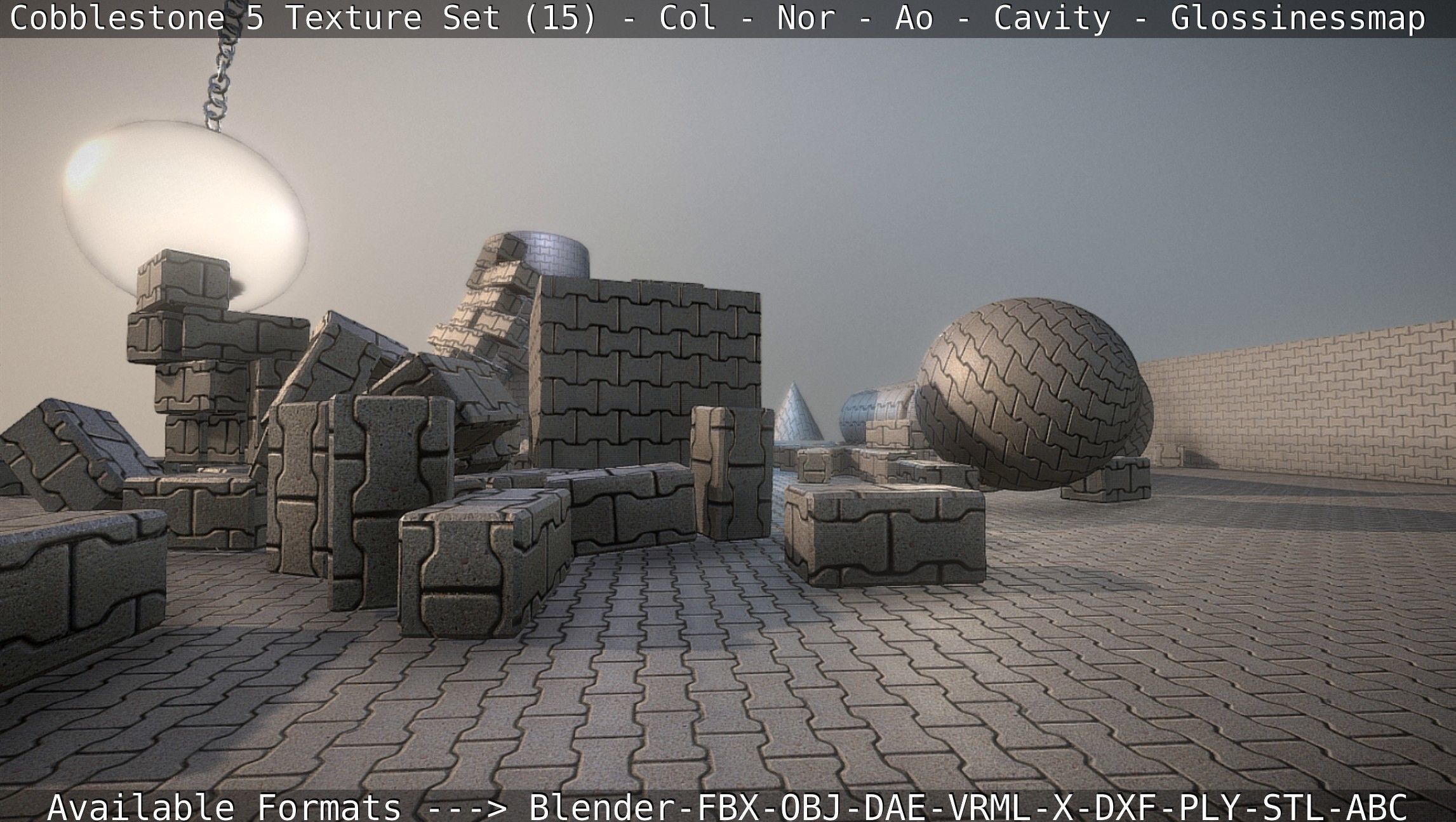 Cobblestone 5 - Texture Set 15 Texture_34