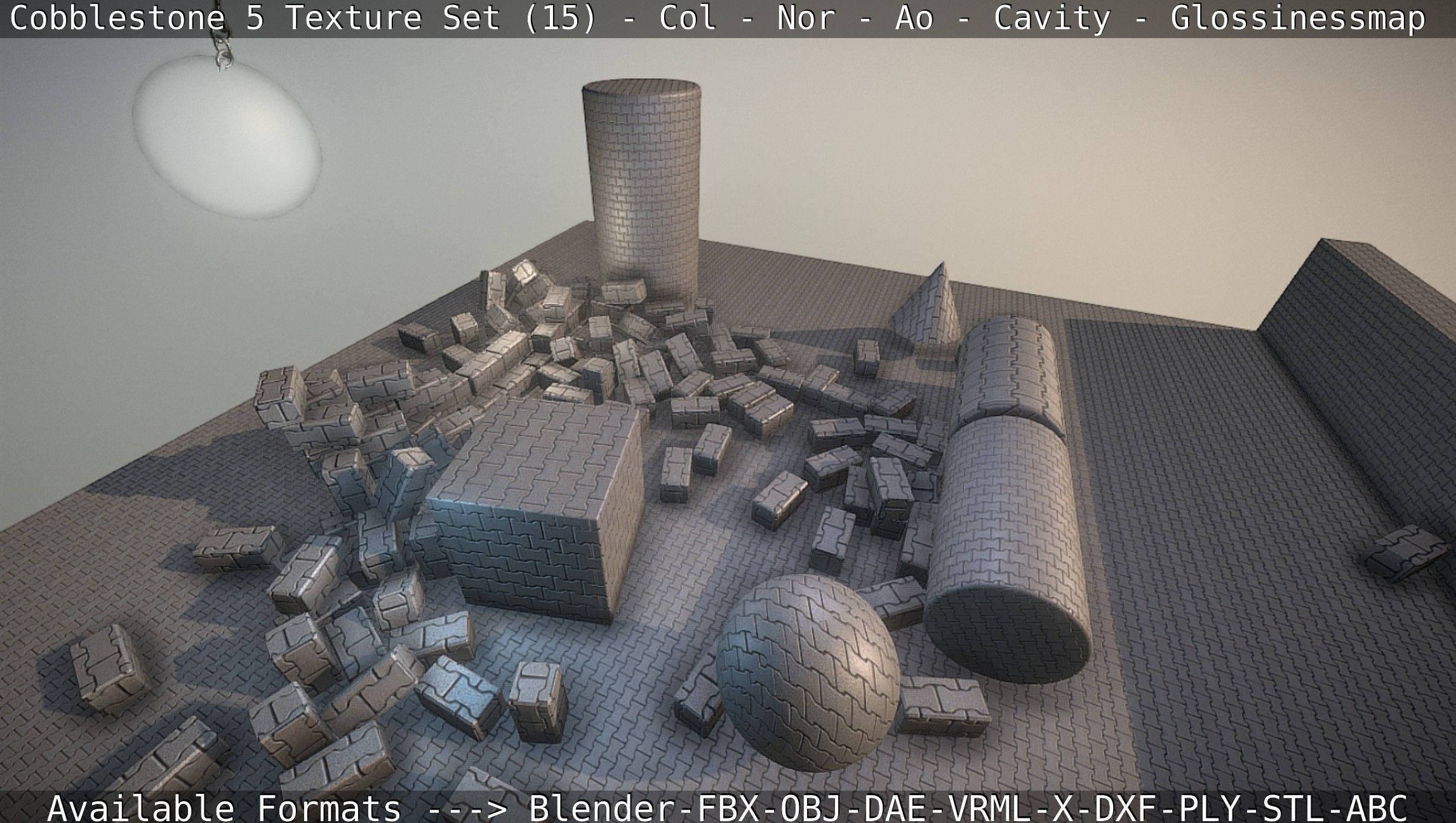 Cobblestone 5 - Texture Set 15 Texture_100