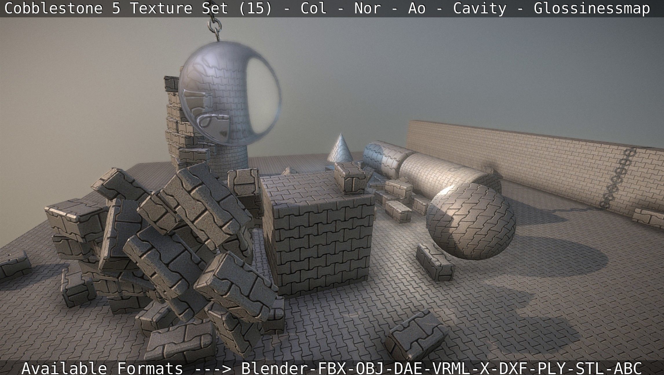 Cobblestone 5 - Texture Set 15 Texture_35