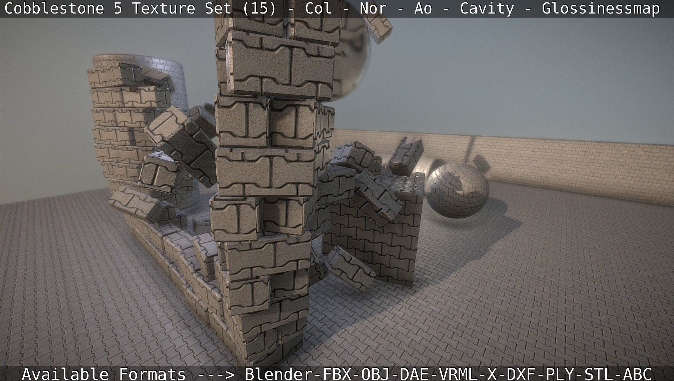 Cobblestone 5 - Texture Set 15 Texture_30