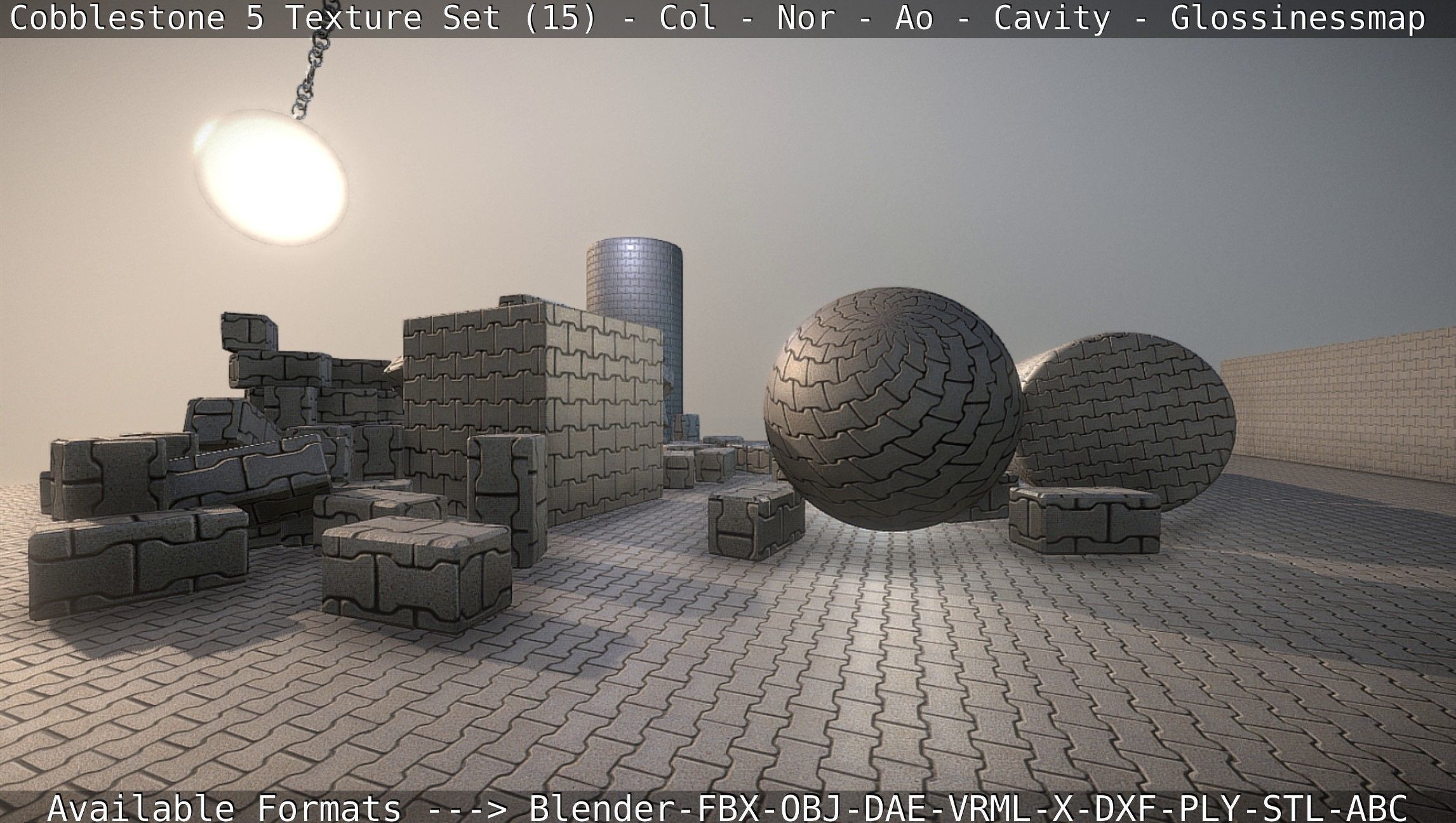 Cobblestone 5 - Texture Set 15 Texture_36