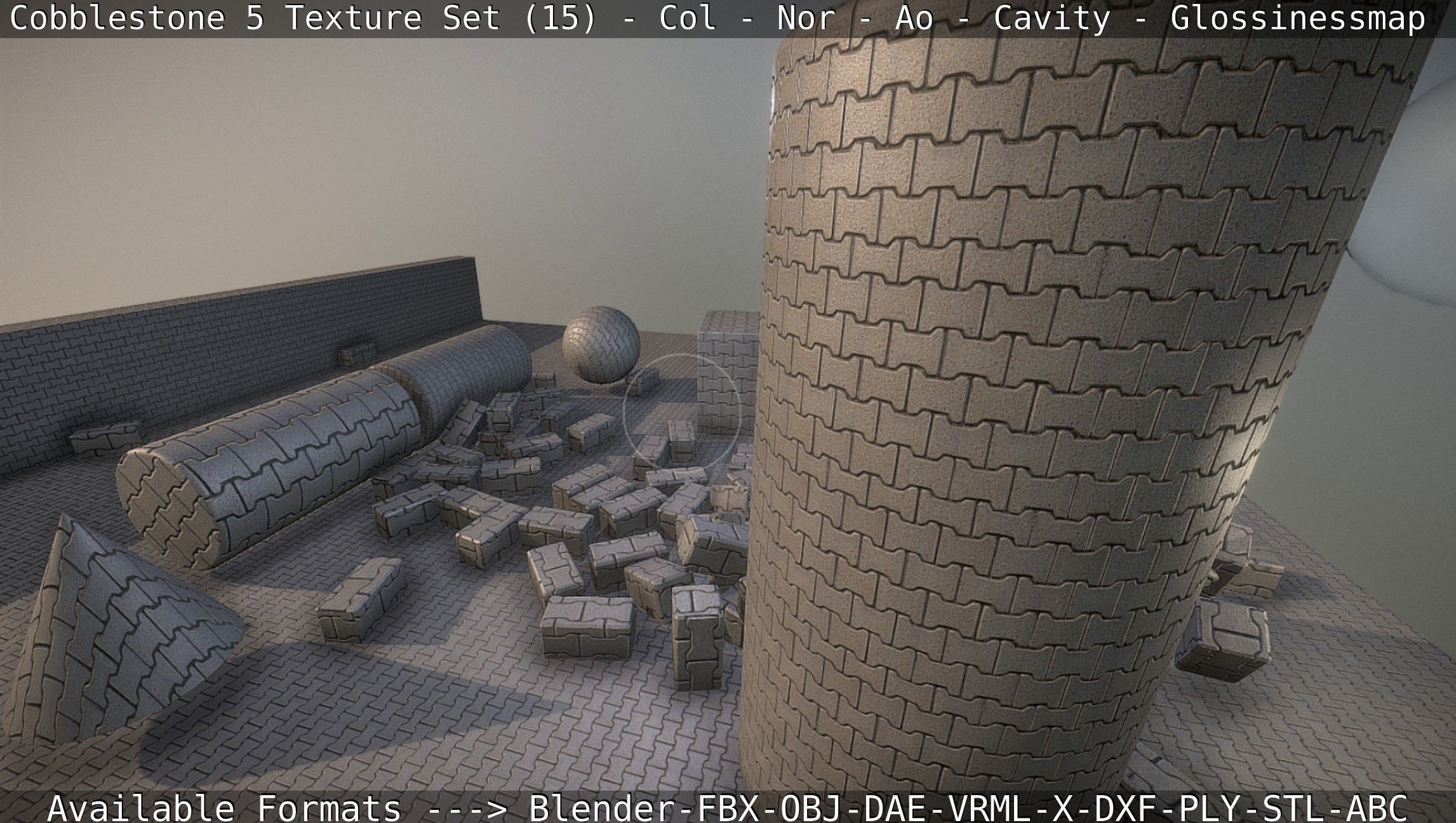 Cobblestone 5 - Texture Set 15 Texture_71