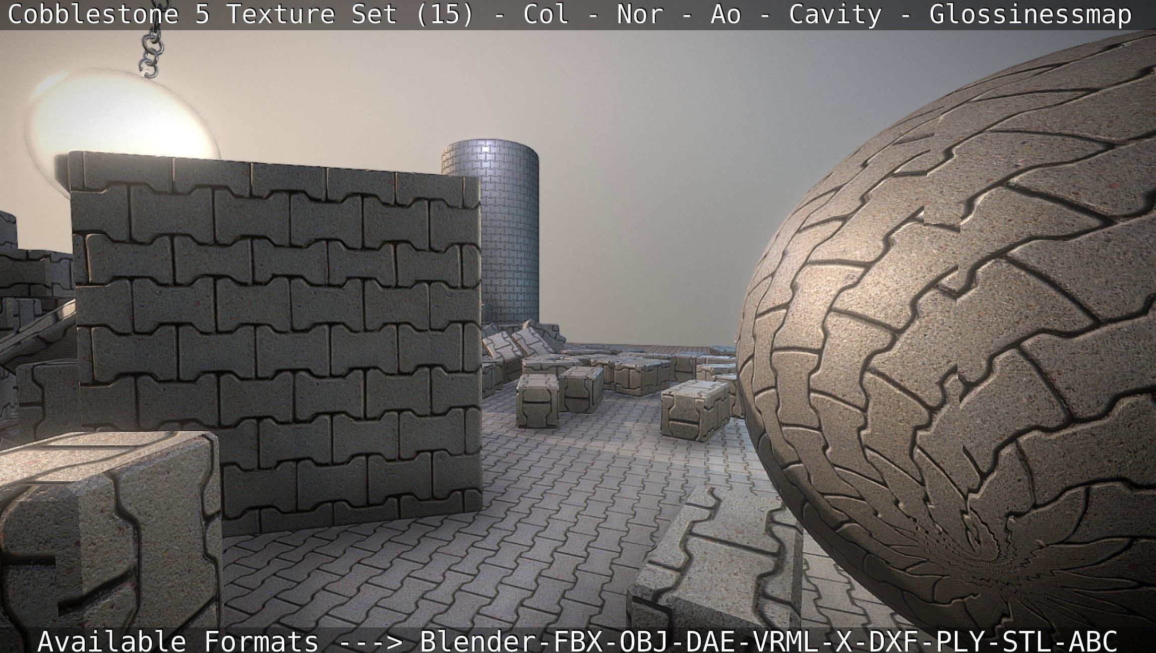 Cobblestone 5 - Texture Set 15 Texture_44