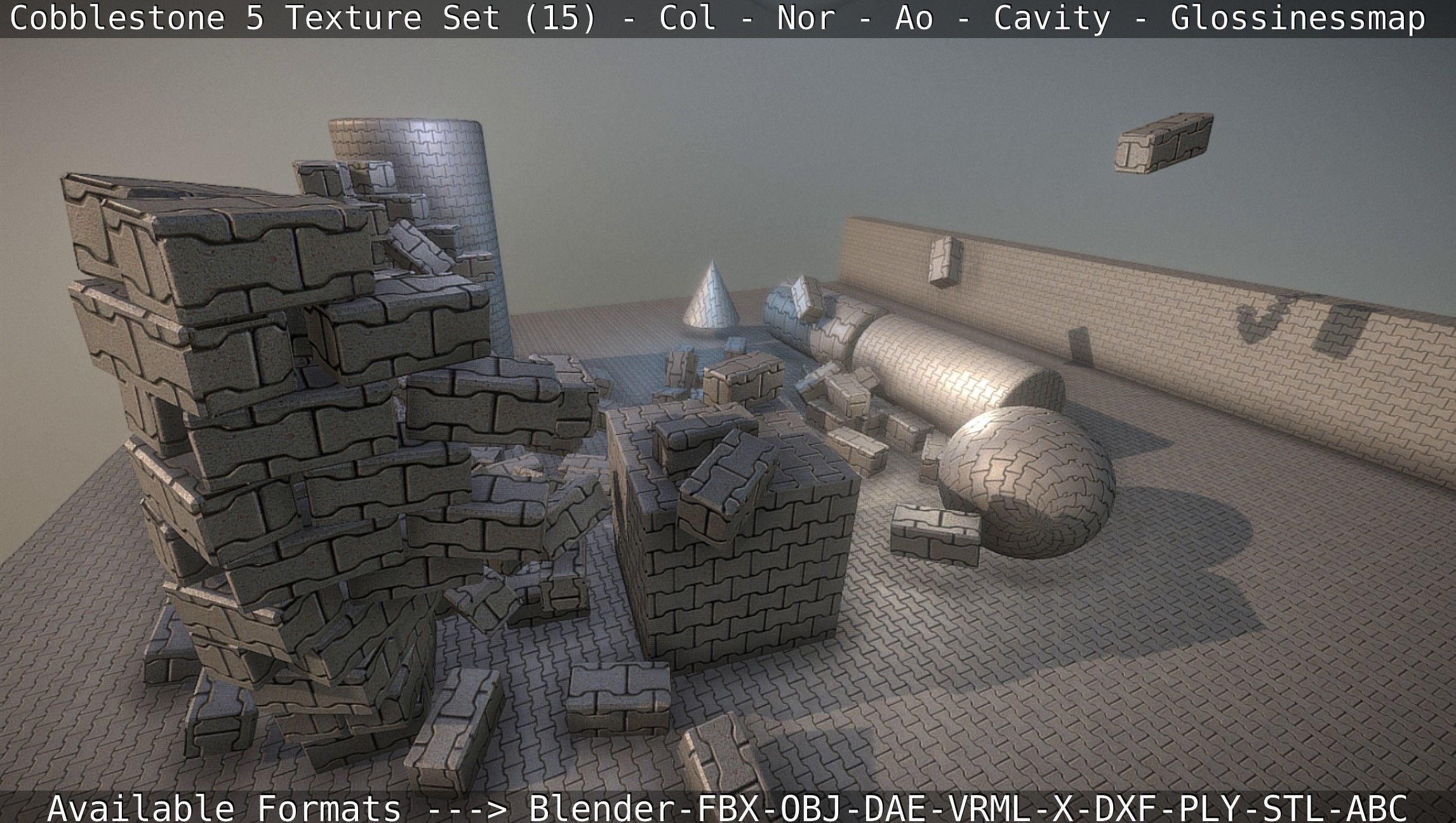 Cobblestone 5 - Texture Set 15 Texture_28