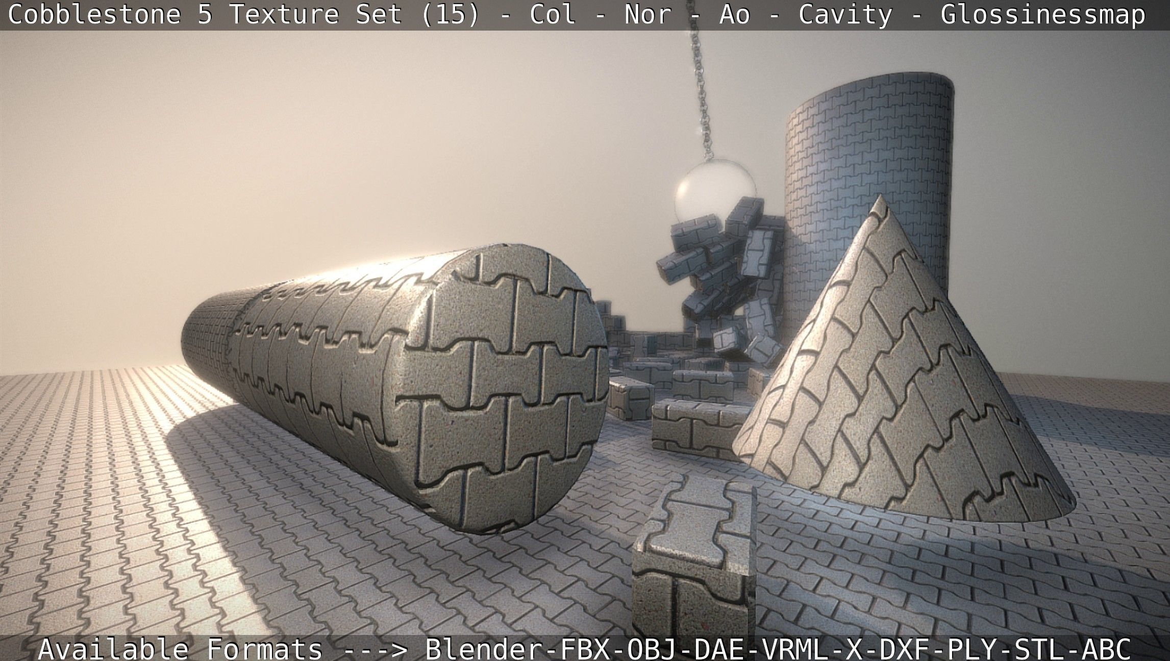 Cobblestone 5 - Texture Set 15 Texture_68