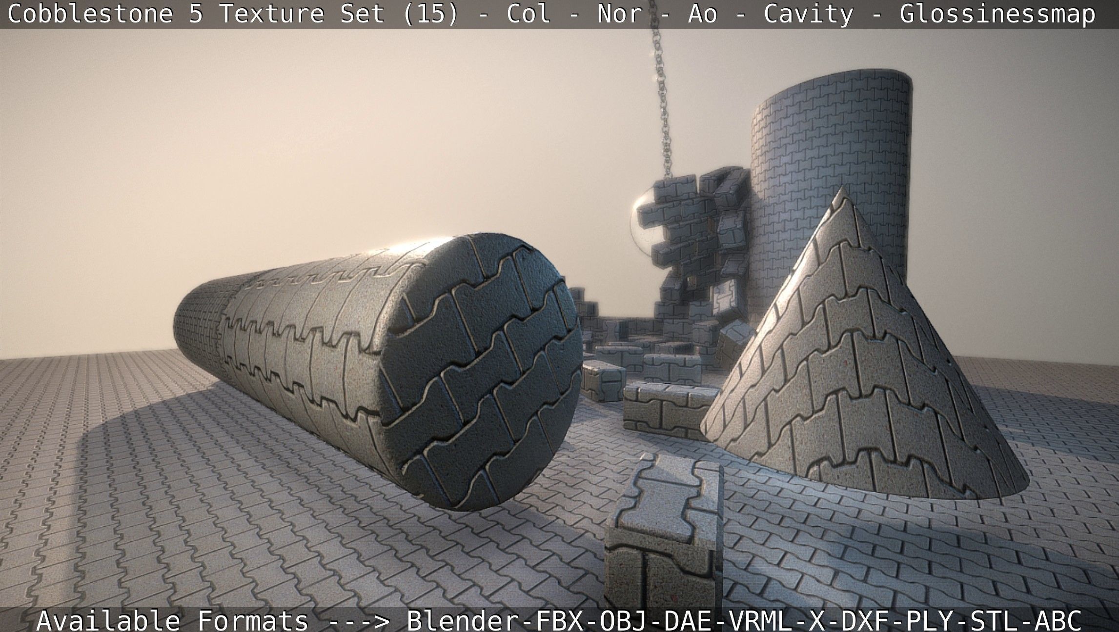 Cobblestone 5 - Texture Set 15 Texture_66