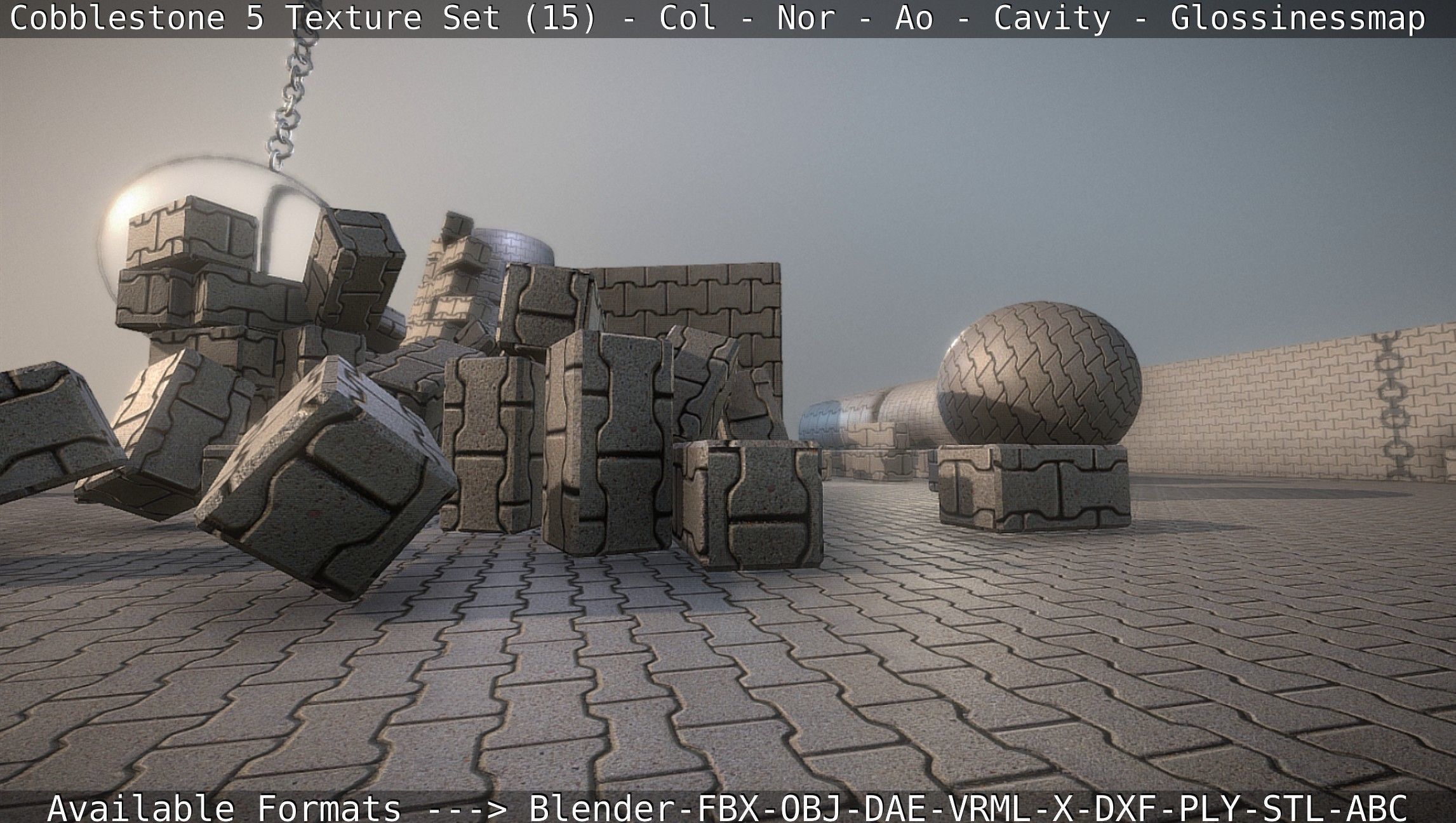 Cobblestone 5 - Texture Set 15 Texture_38