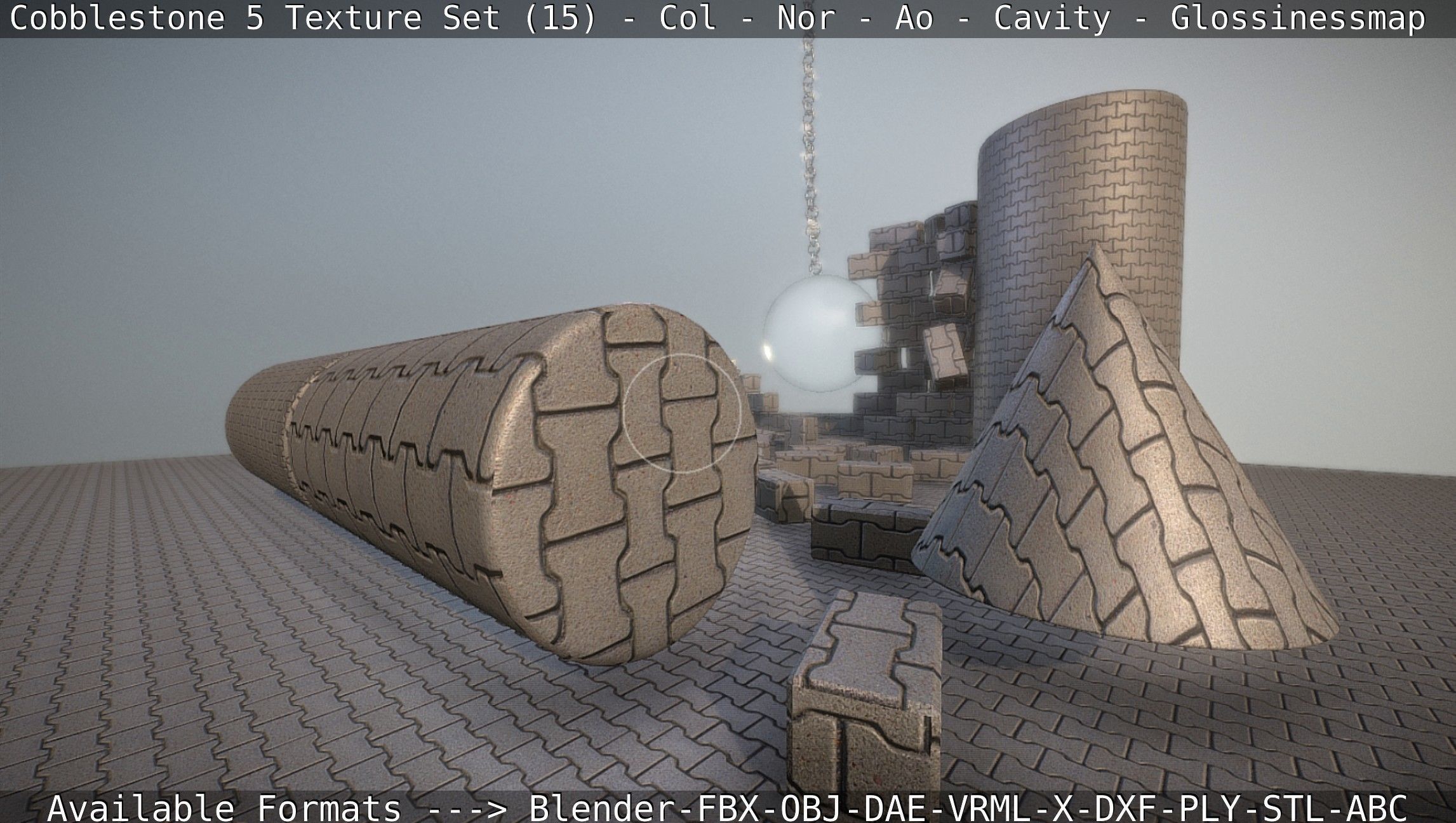 Cobblestone 5 - Texture Set 15 Texture_63