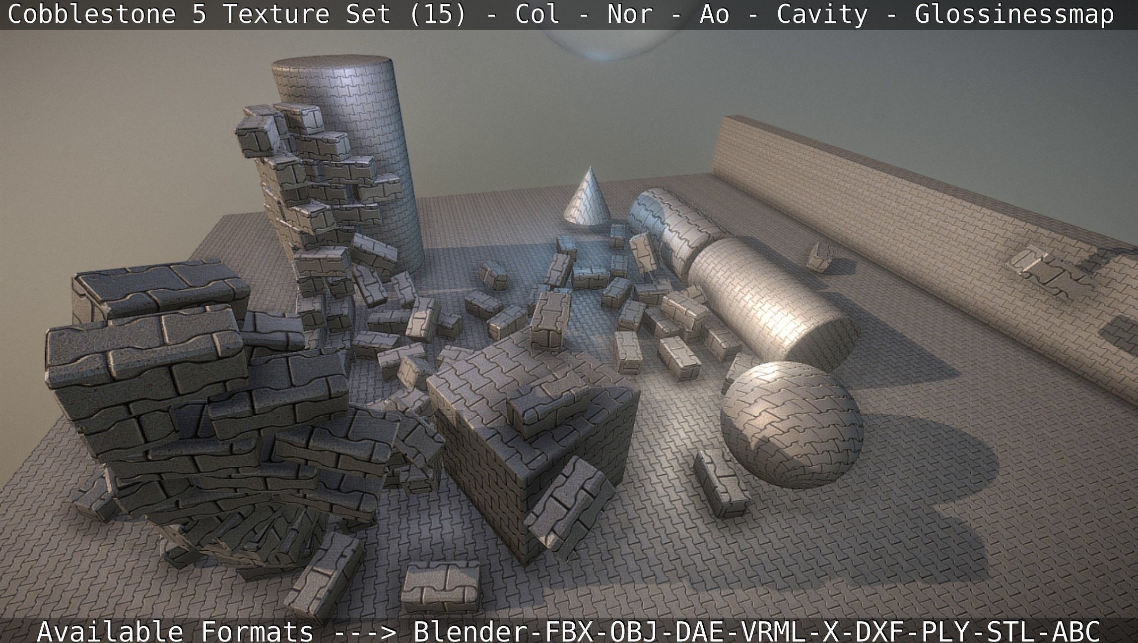 Cobblestone 5 - Texture Set 15 Texture_31