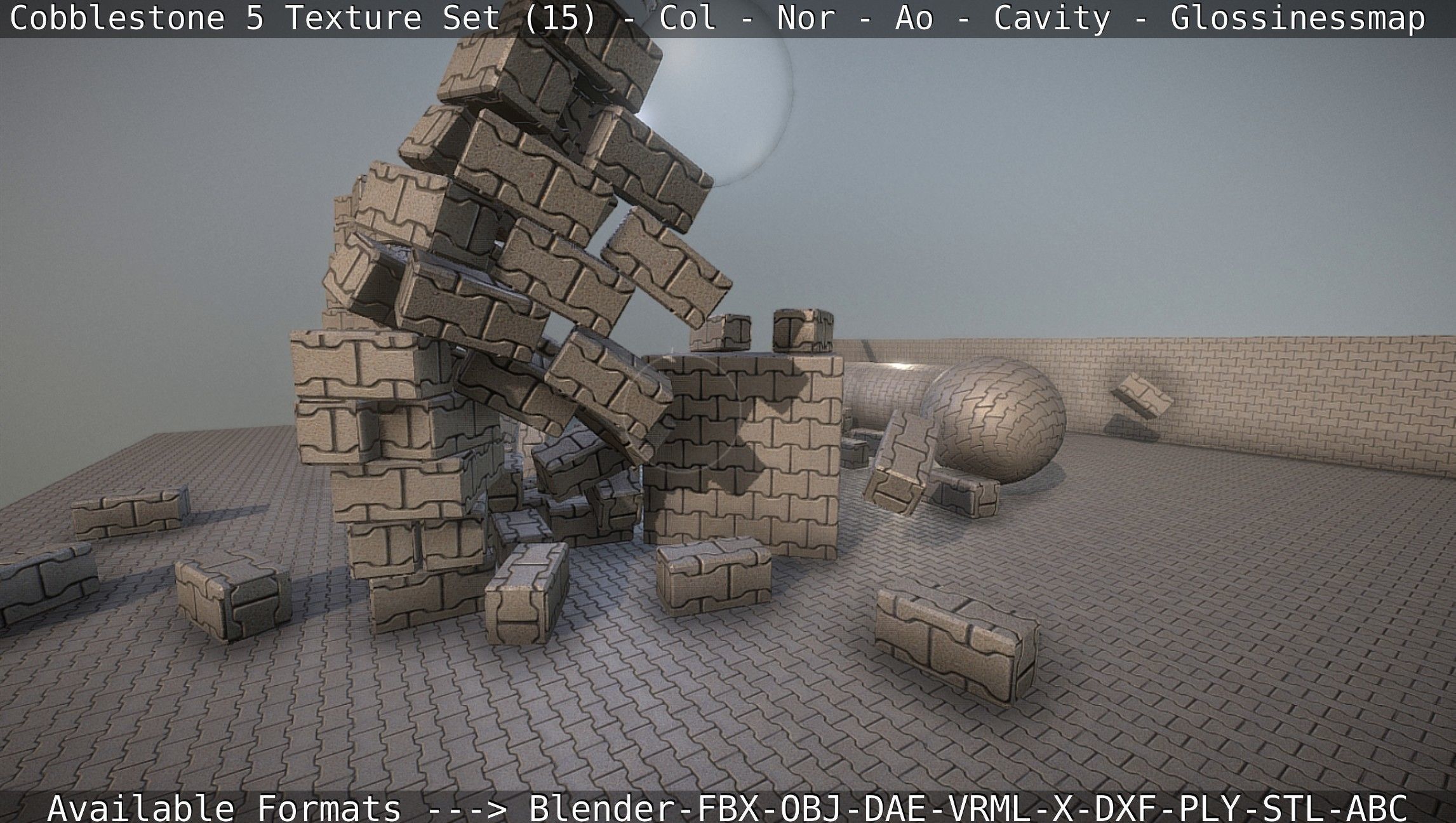 Cobblestone 5 - Texture Set 15 Texture_92